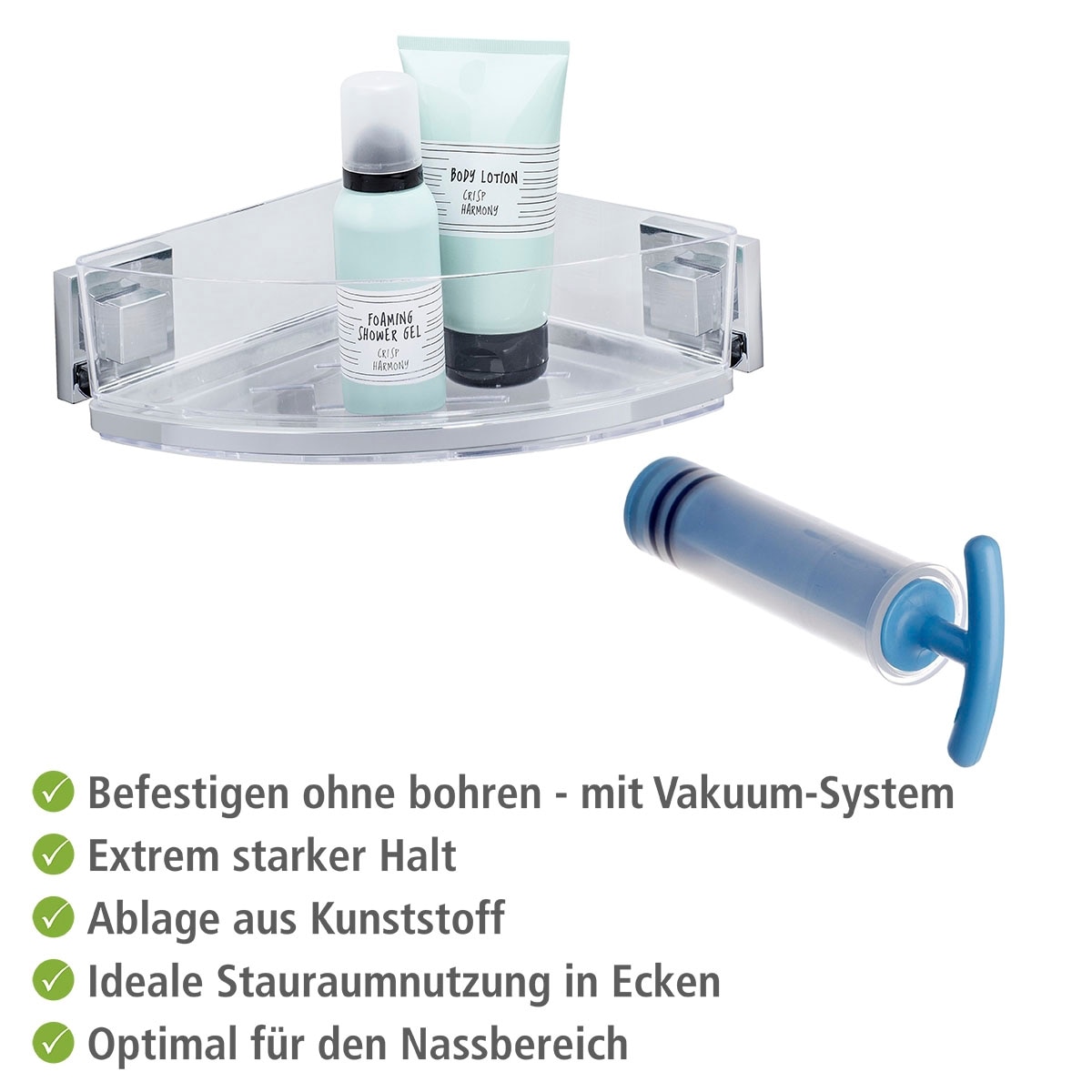 »Vacuum-Loc WENKO Jelmoli-Versand kaufen online | Etage 1 Quadro«, Eckregal