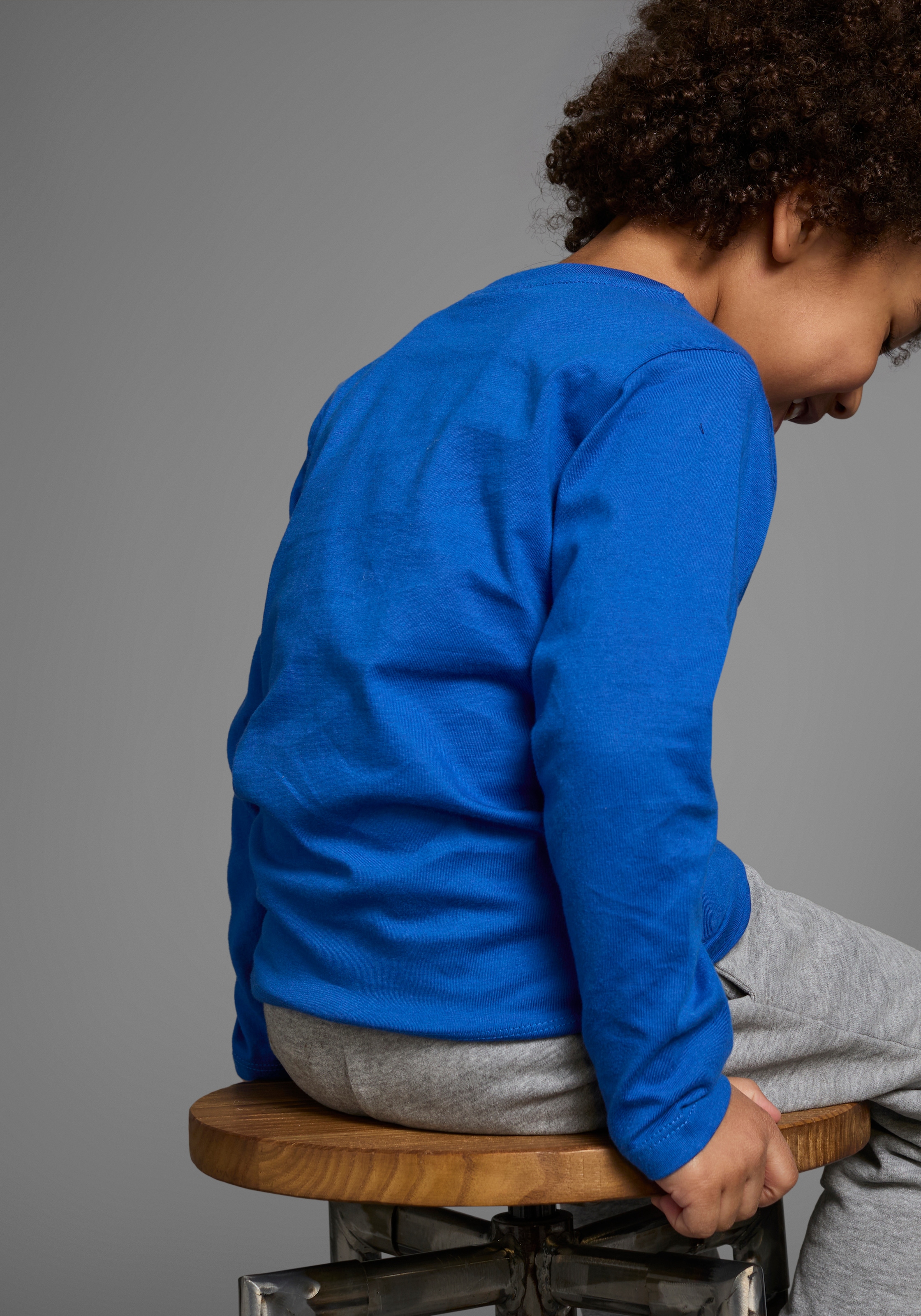 KIDSWORLD Langarmshirt »EINZIG NICHT ARTG!«, Langarm, Basic-Passform, bedruckt, Rundhalsausschnitt