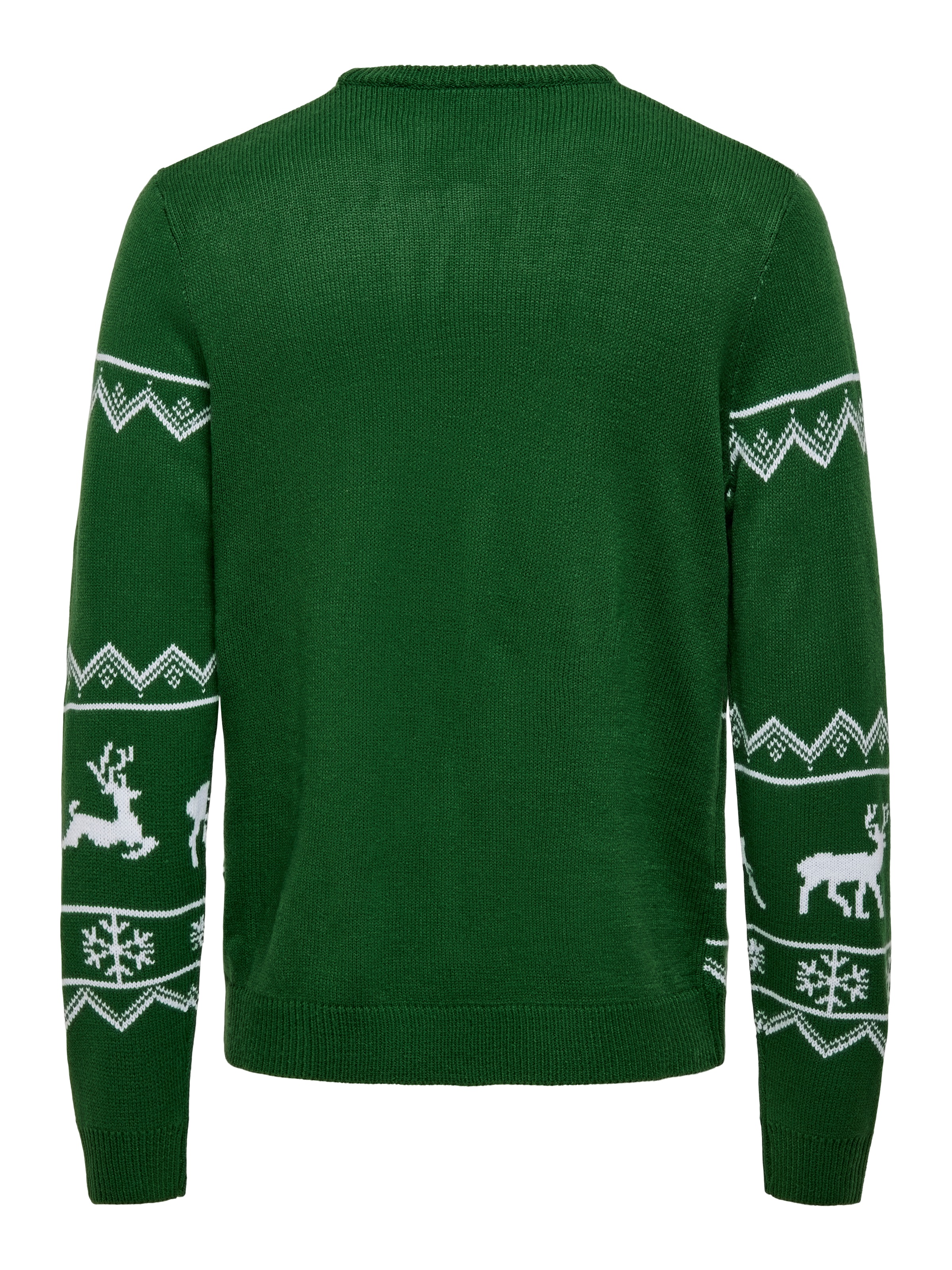 ONLY & SONS Strickpullover »ONSXMAS REG 5 ALLOVER CREW KNIT«