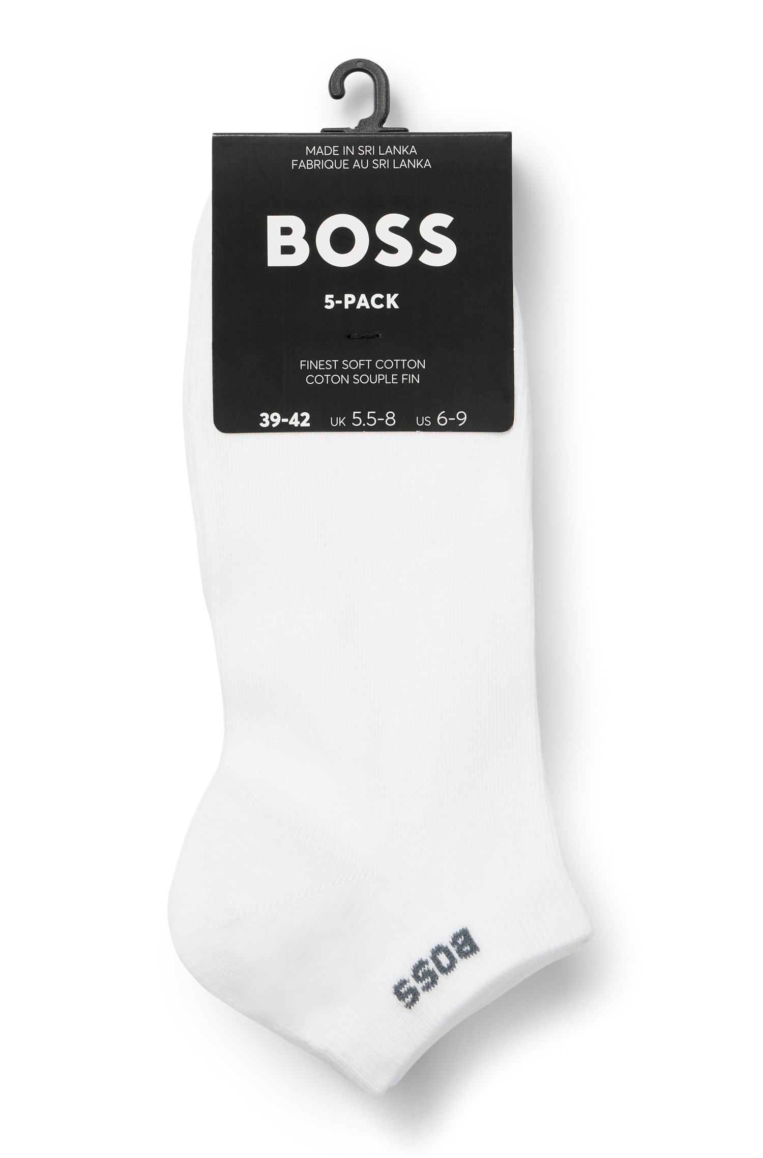 BOSS Sneakersocken »5P AS Uni CC«, (Packung, 5 Paar), mit BOSS Label
