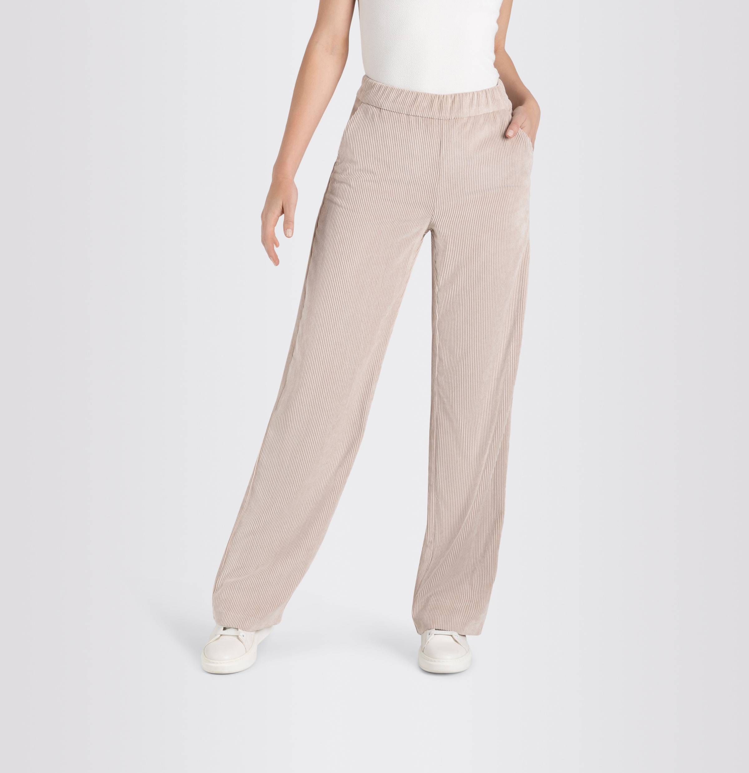 MAC Cordhose »CHIARA«, mit weitem Bein