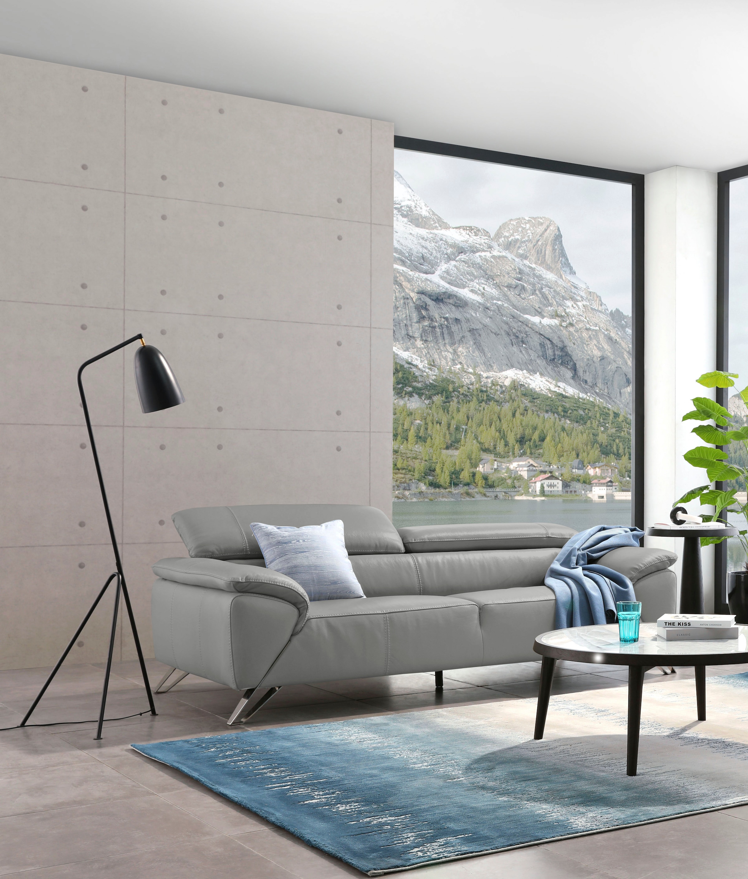Nicoletti Home 3-Sitzer, Breite 220 cm, inklusive Kopfteilverstellung  online shoppen | Jelmoli-Versand