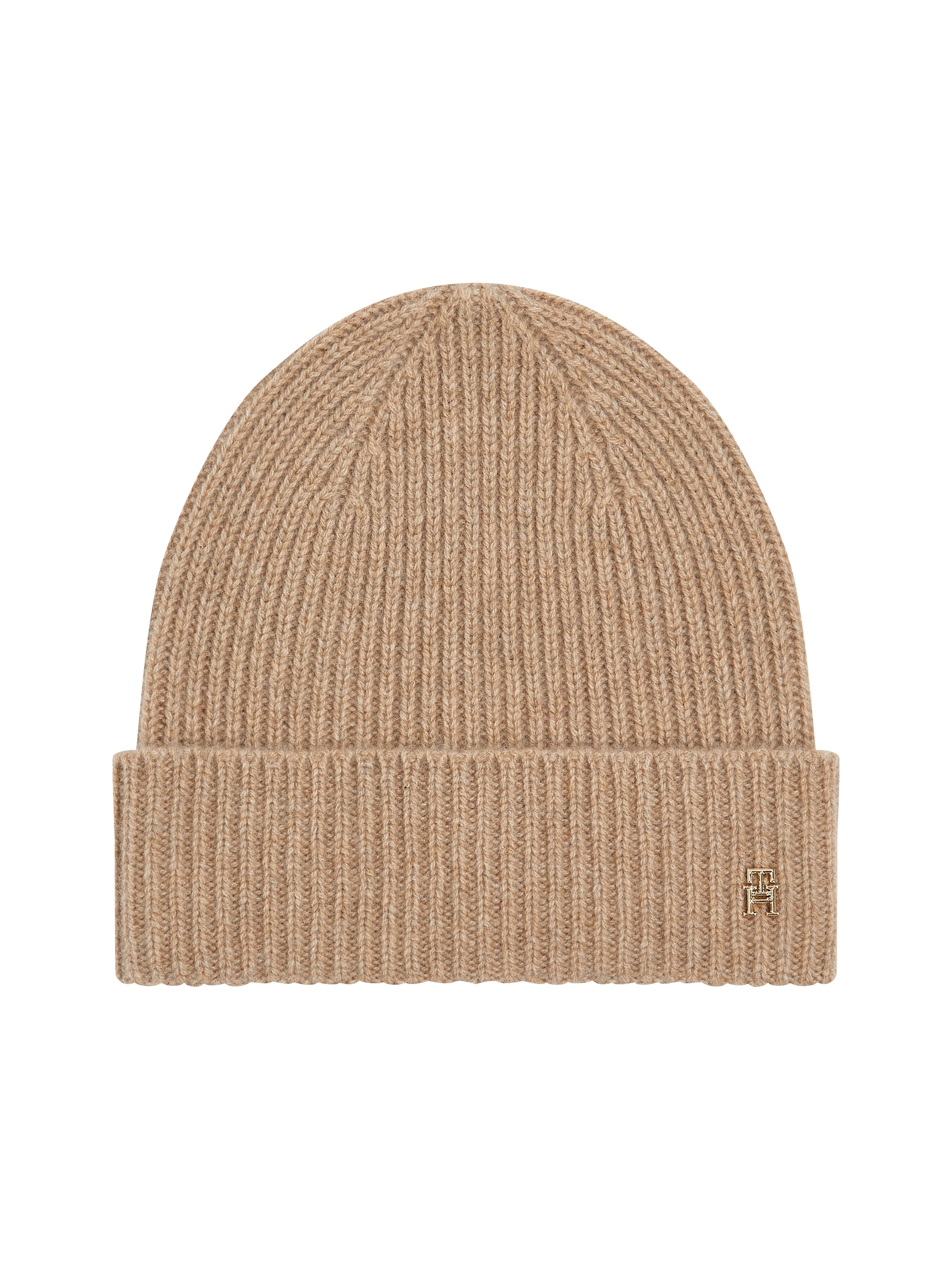 Tommy Hilfiger Strickmütze »CASHMERE CHIC BEANIE«, mit Monogramm-Emblem