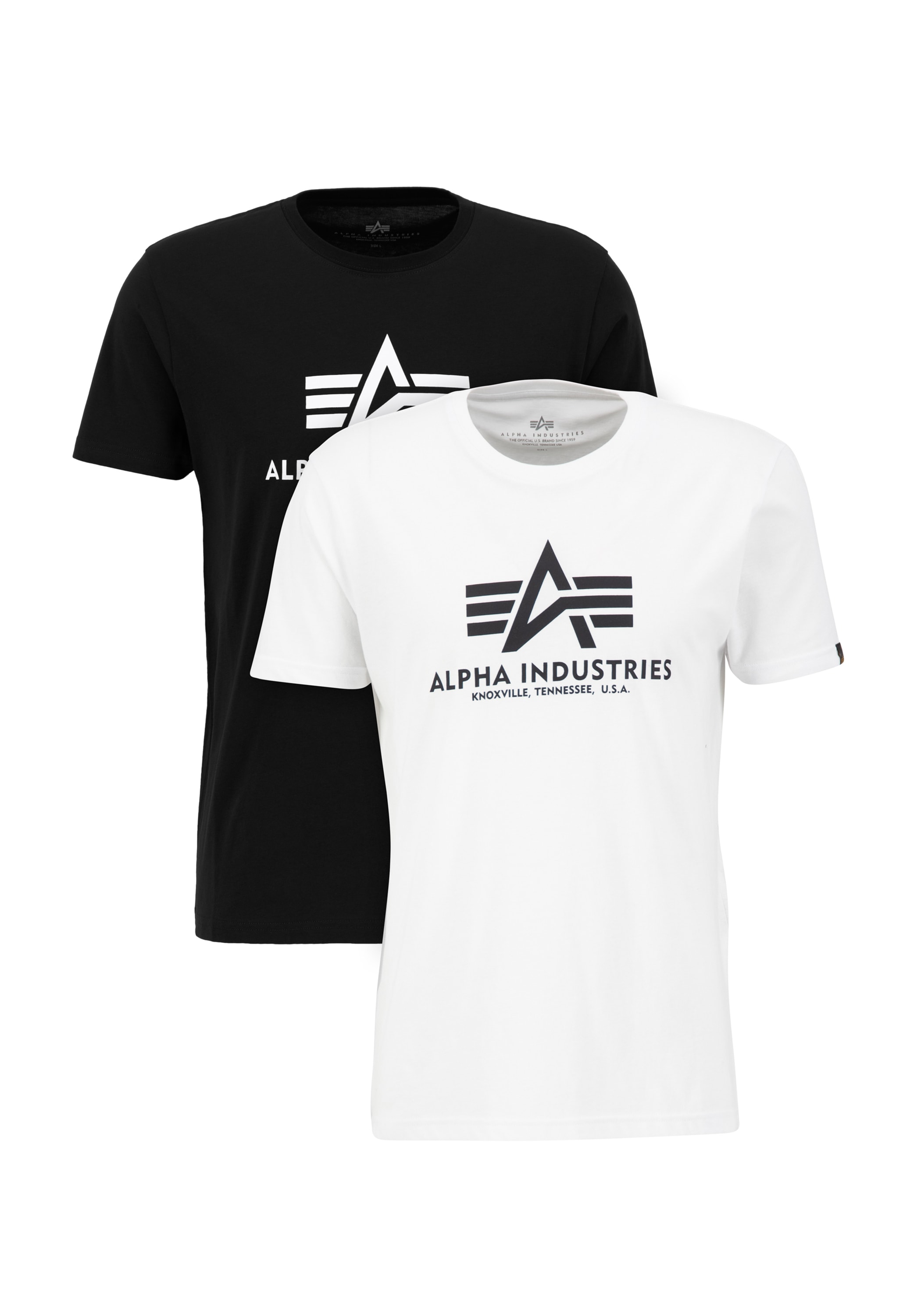 Alpha Industries T-Shirt »Alpha Industries Men - T-Shirts Basic T-Shirt 2 Pack«