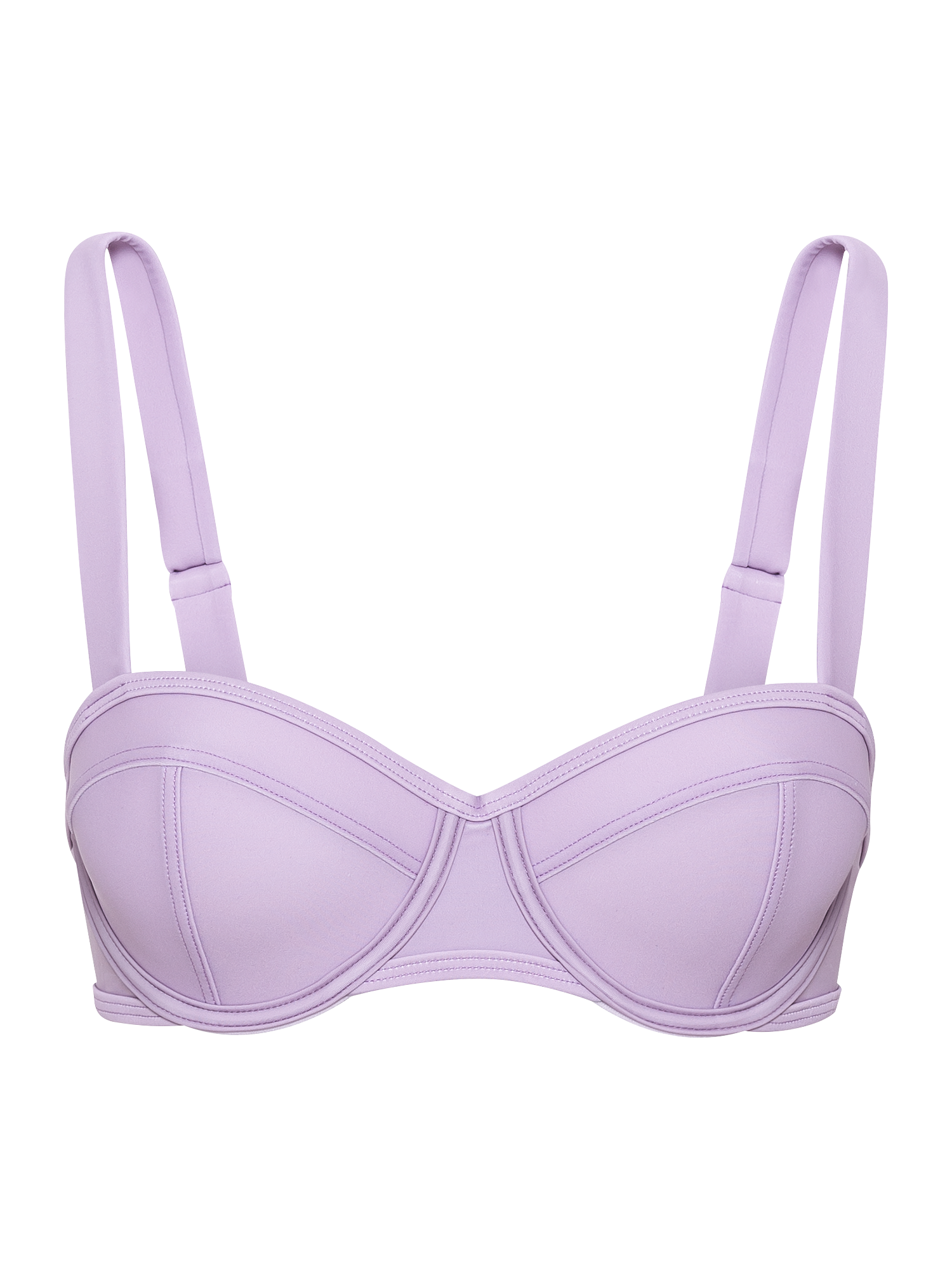 LSCN by LASCANA Bügel-Bikini-Top "Gina" mit Ziernähten