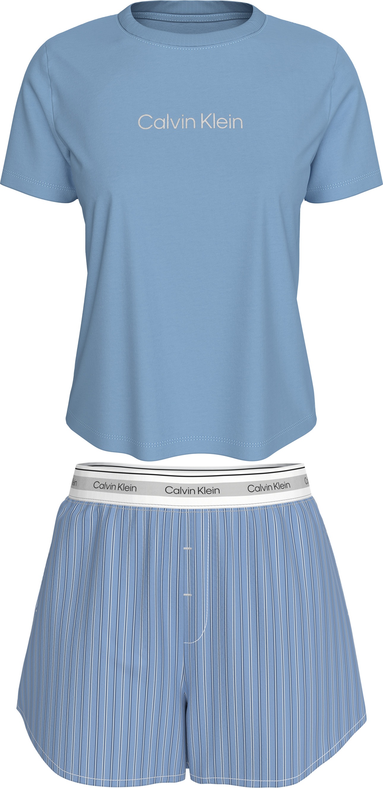Calvin Klein Underwear Schlafanzug »S/S TEE SHORT SET« Mit elastischem Bund