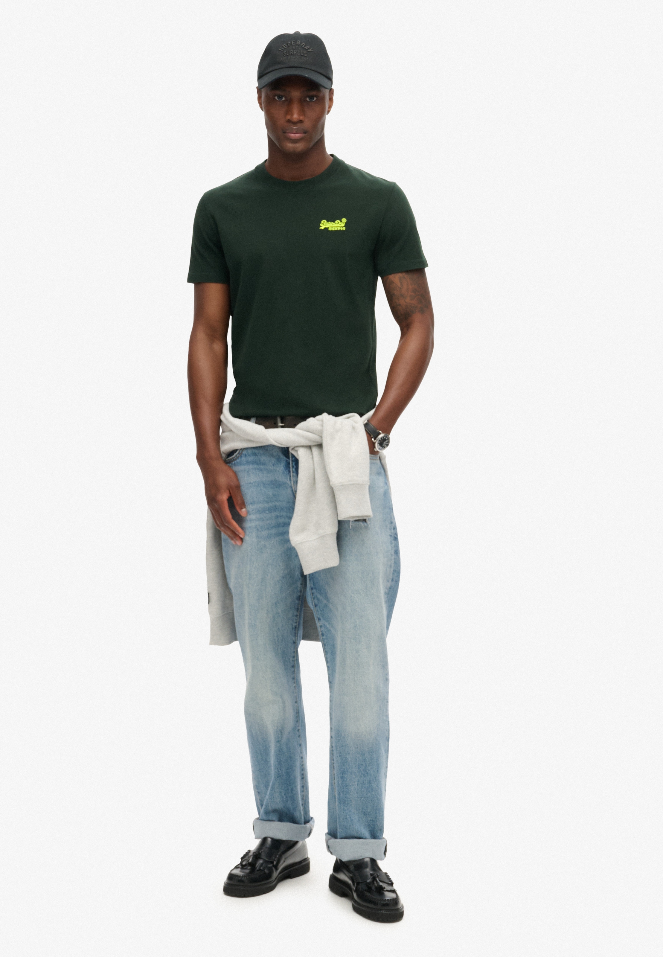 Superdry Rundhalsshirt »ESSENTIAL LOGO EMB TEE«