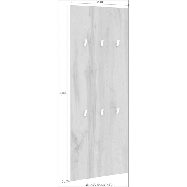 ❤ borchardt Möbel Garderobenpaneel »Vaasa«, Breite 45 cm kaufen im  Jelmoli-Online Shop