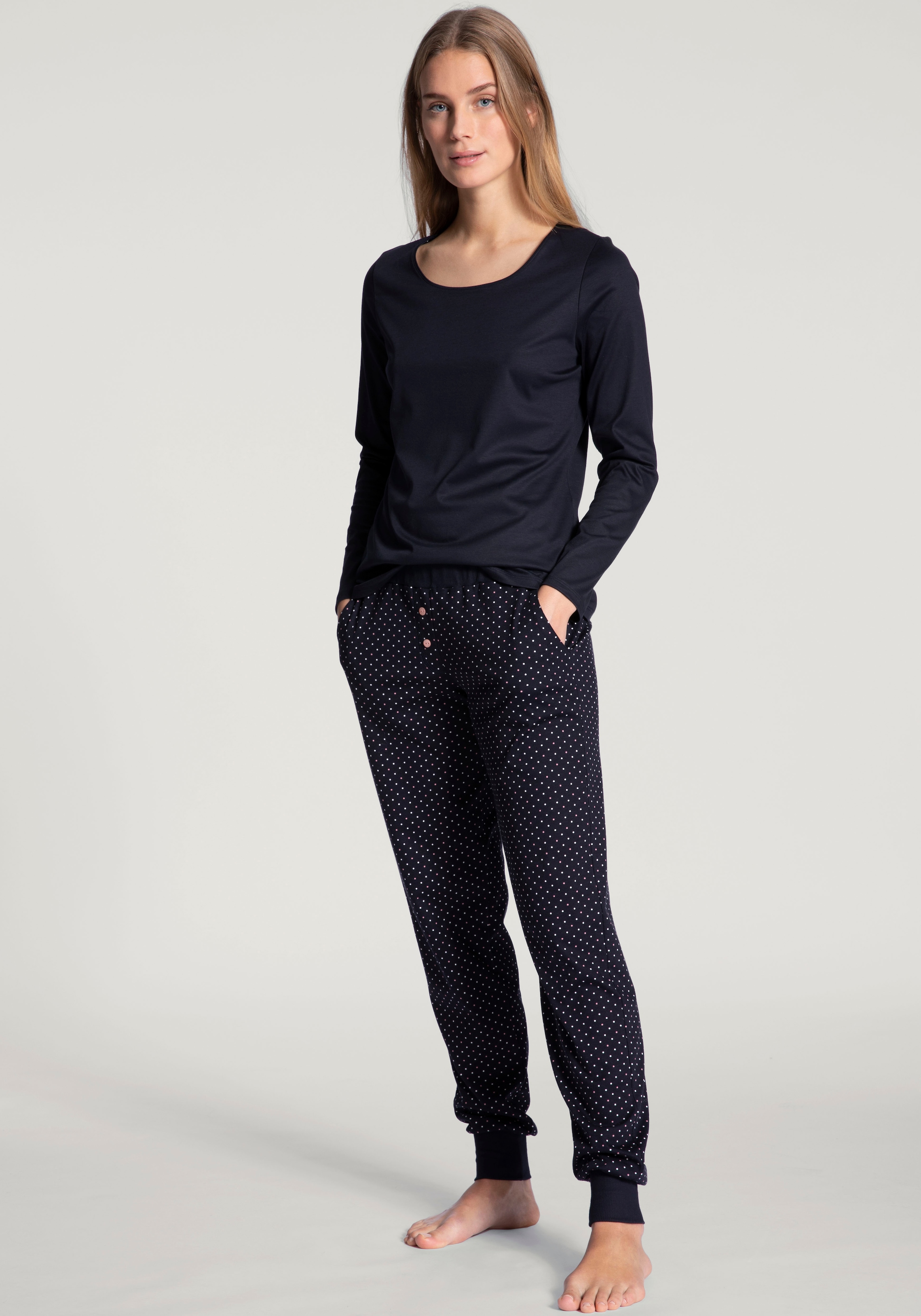 CALIDA Pyjamahose »Favourites Dreams«, elastischer Bund, Interlock-Qualität, weich, Seitentaschen