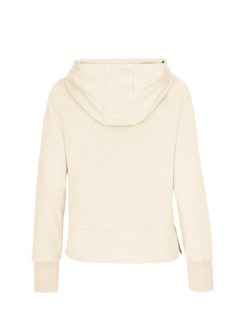 Trigema Sweatshirt »TRIGEMA Kapuzenpullover bei Schalkragen« Jelmoli-Versand Schweiz mit kaufen online