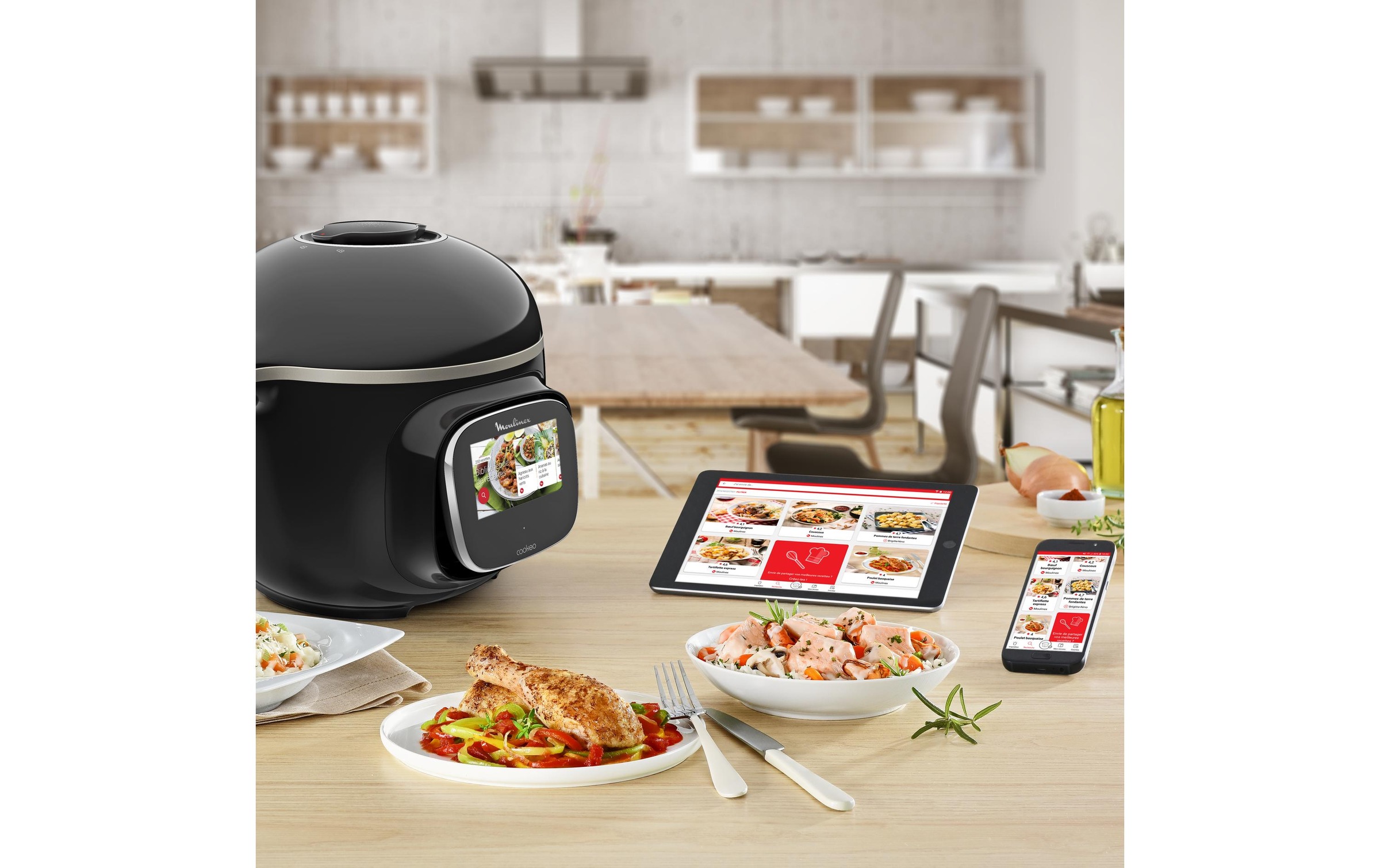 Moulinex Küchenmaschine »Cookeo Touch«