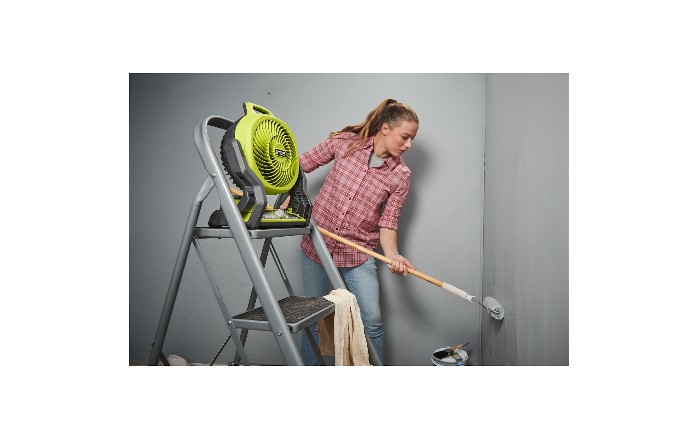 Bodenventilator »RYOBI RF18-0, 18 V, Solo«