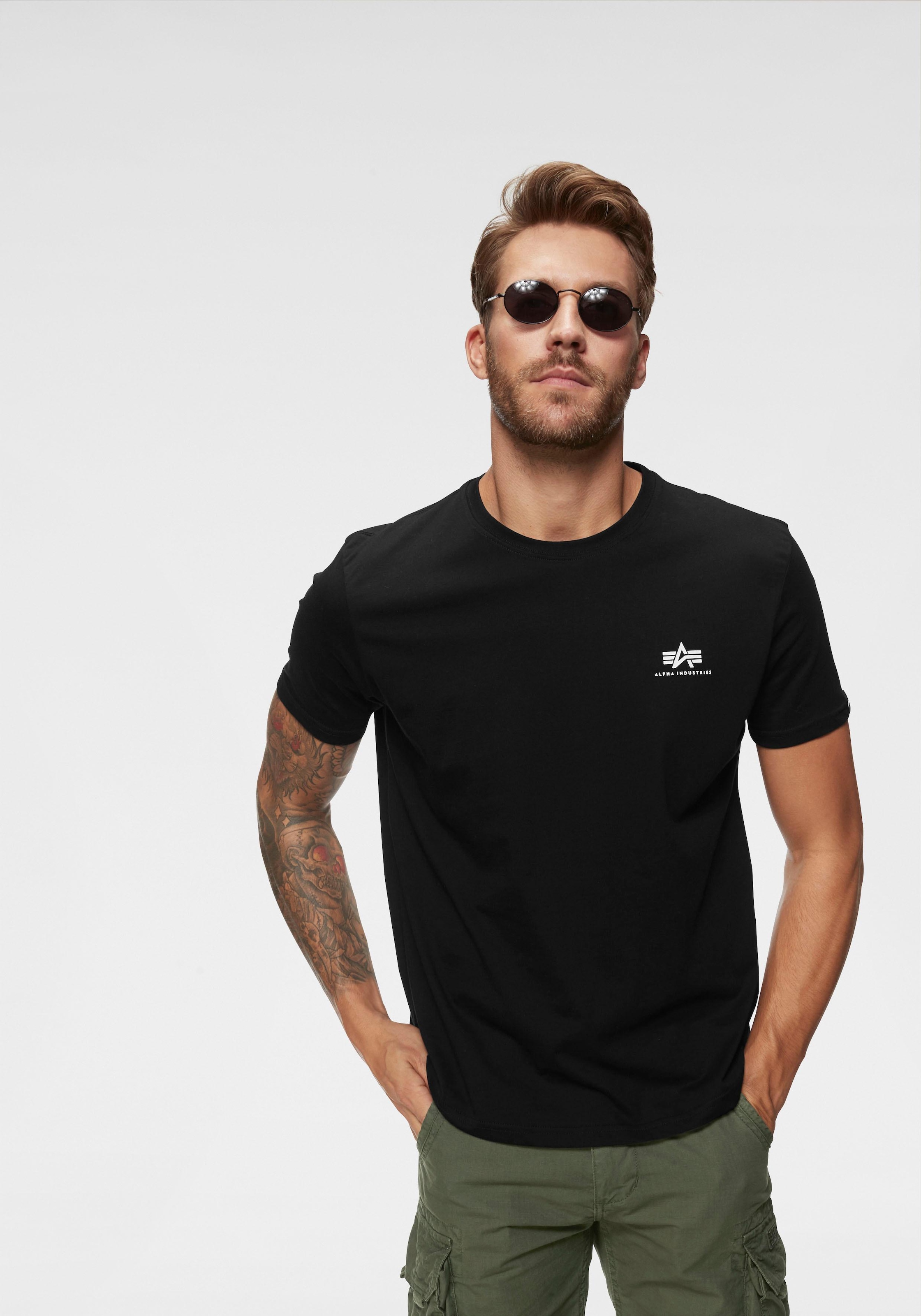 Alpha Industries Rundhalsshirt »BASIC T SMALL LOGO« online kaufen |  Jelmoli-Versand