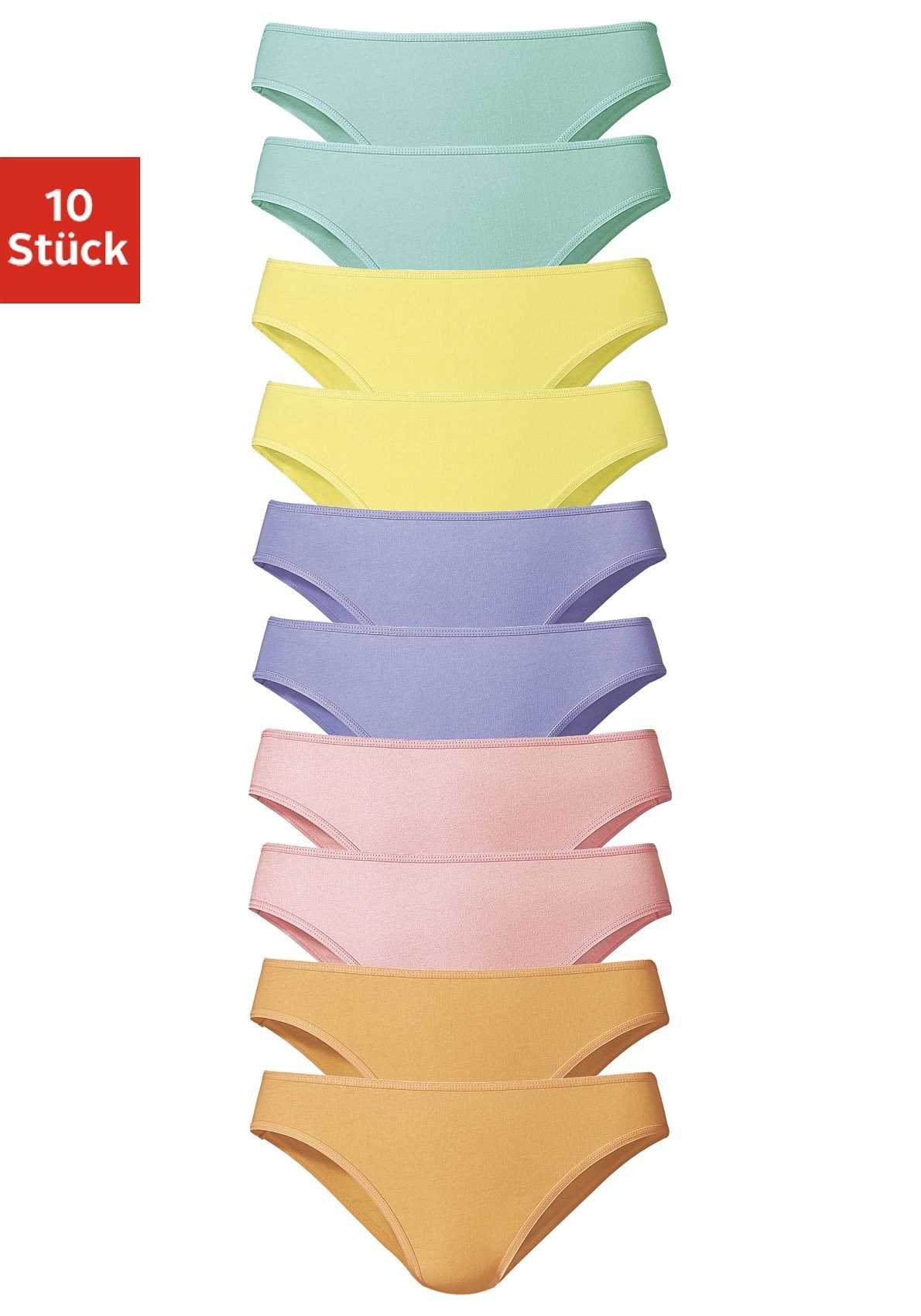 ✵ Vivance Slip, (Packung, 10 online jeden tollen in | Basicartikel St.), für Farben passend - schöner Jelmoli-Versand Tag entdecken