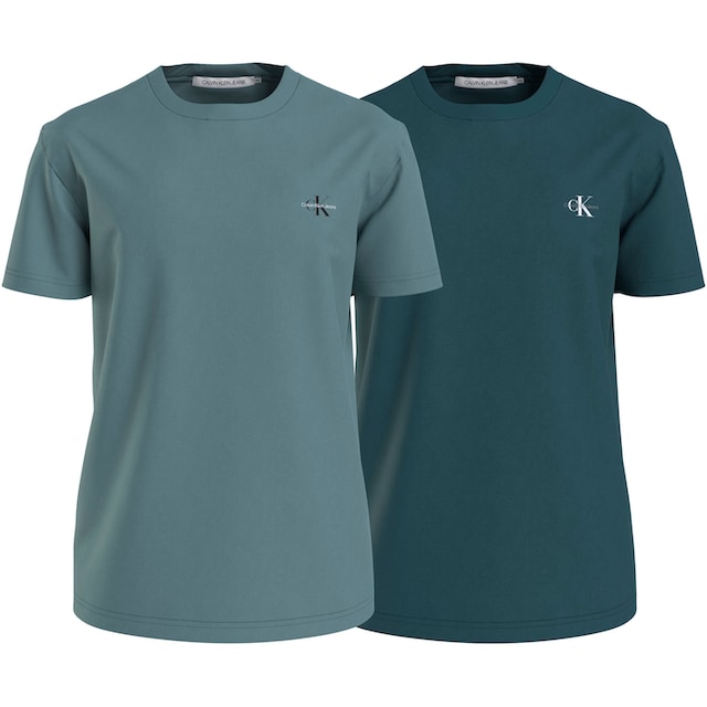 Calvin Klein Jeans T-Shirt »2 PACK MONOLOGO T-SHIRT«, (Packung, 2er-Pack),  mit Rundhalsausschnitt online shoppen | Jelmoli-Versand
