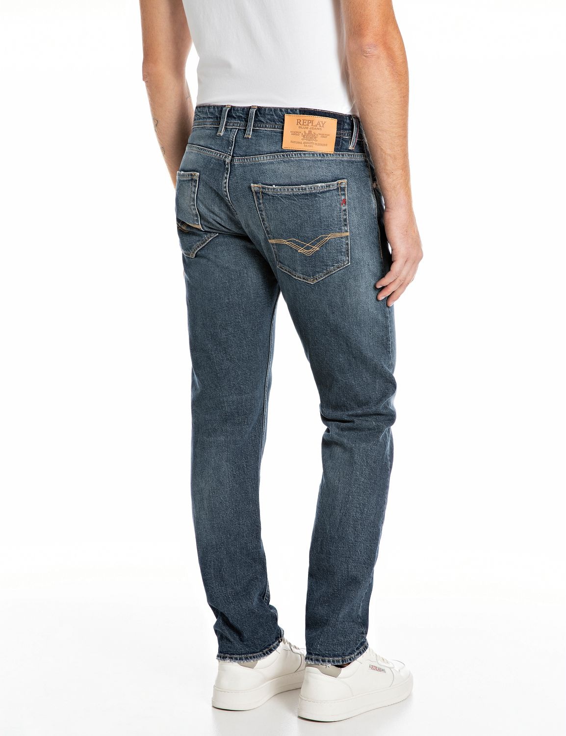 Replay Straight-Jeans »GROVER«, in vielen verschiedenen Waschungen, mit Stretch