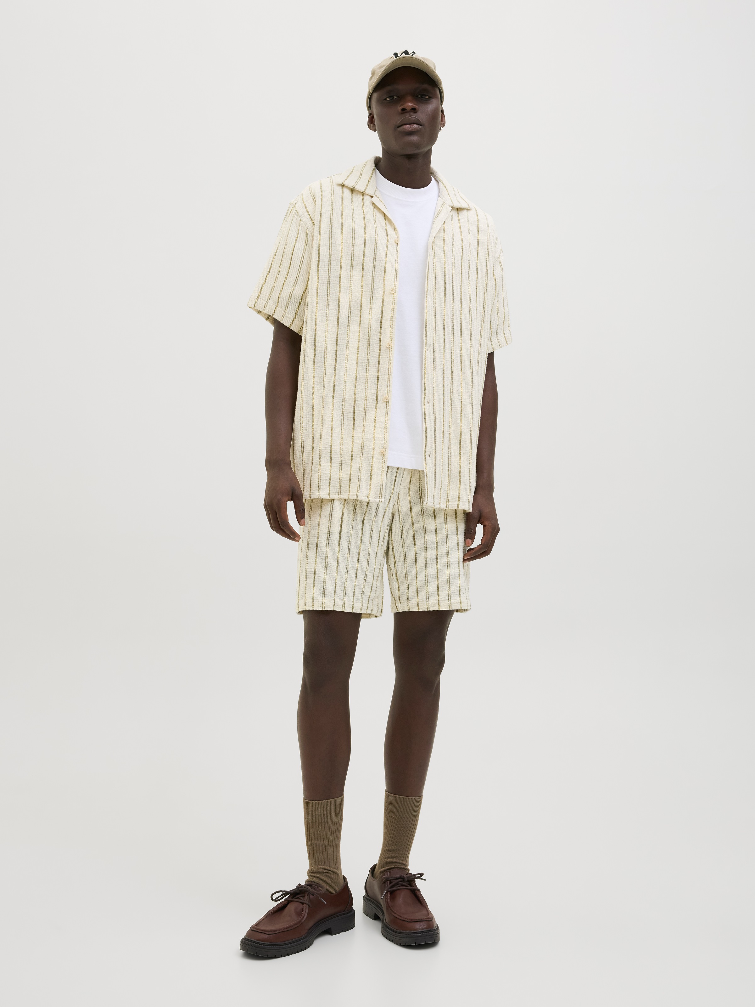 Jack & Jones Shorts »JPSTJAIDEN COBA STRIPE JOG SHORT SRT SN«