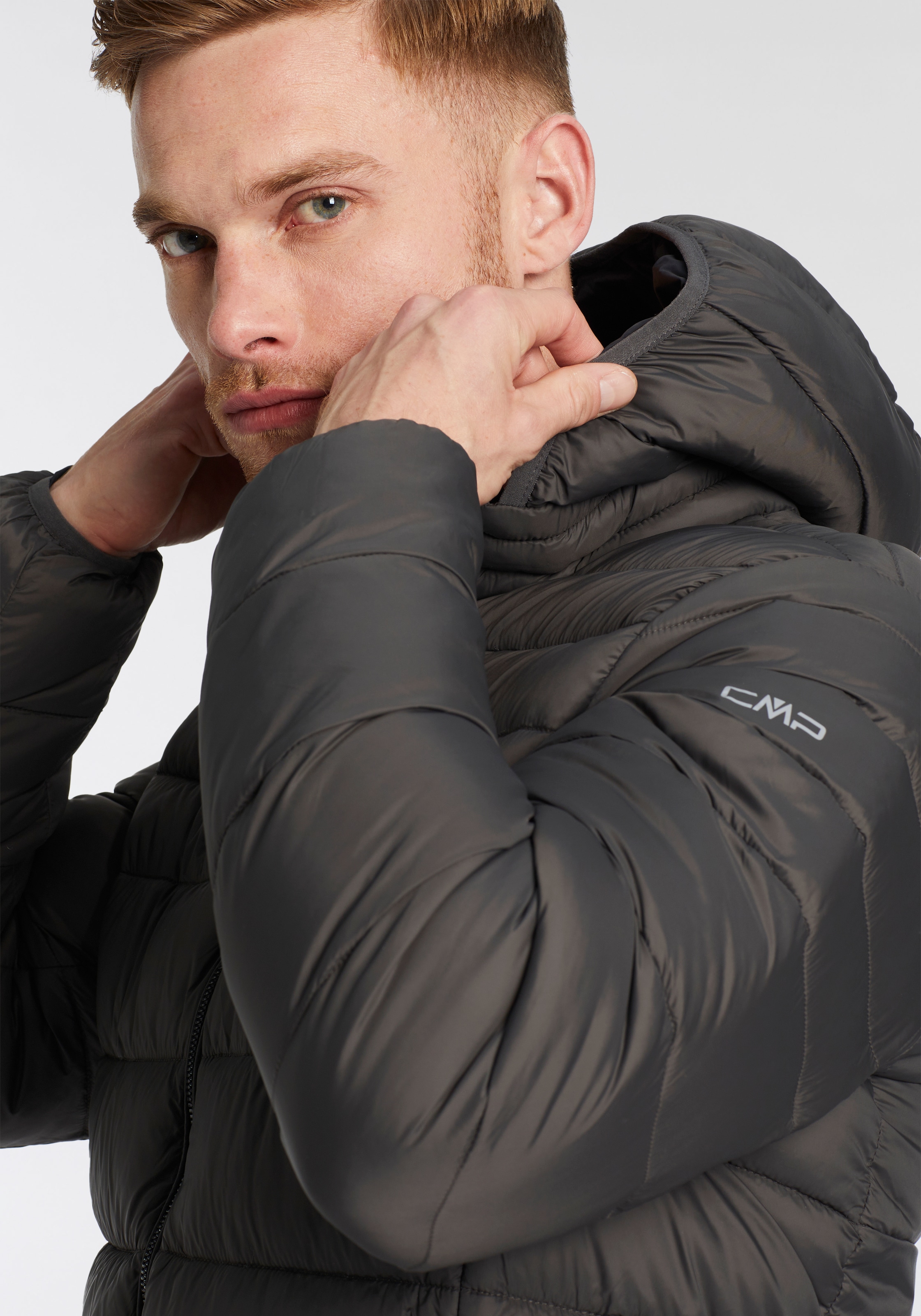 CMP Steppjacke »MAN JACKET FIX HOOD«, mit Kapuze