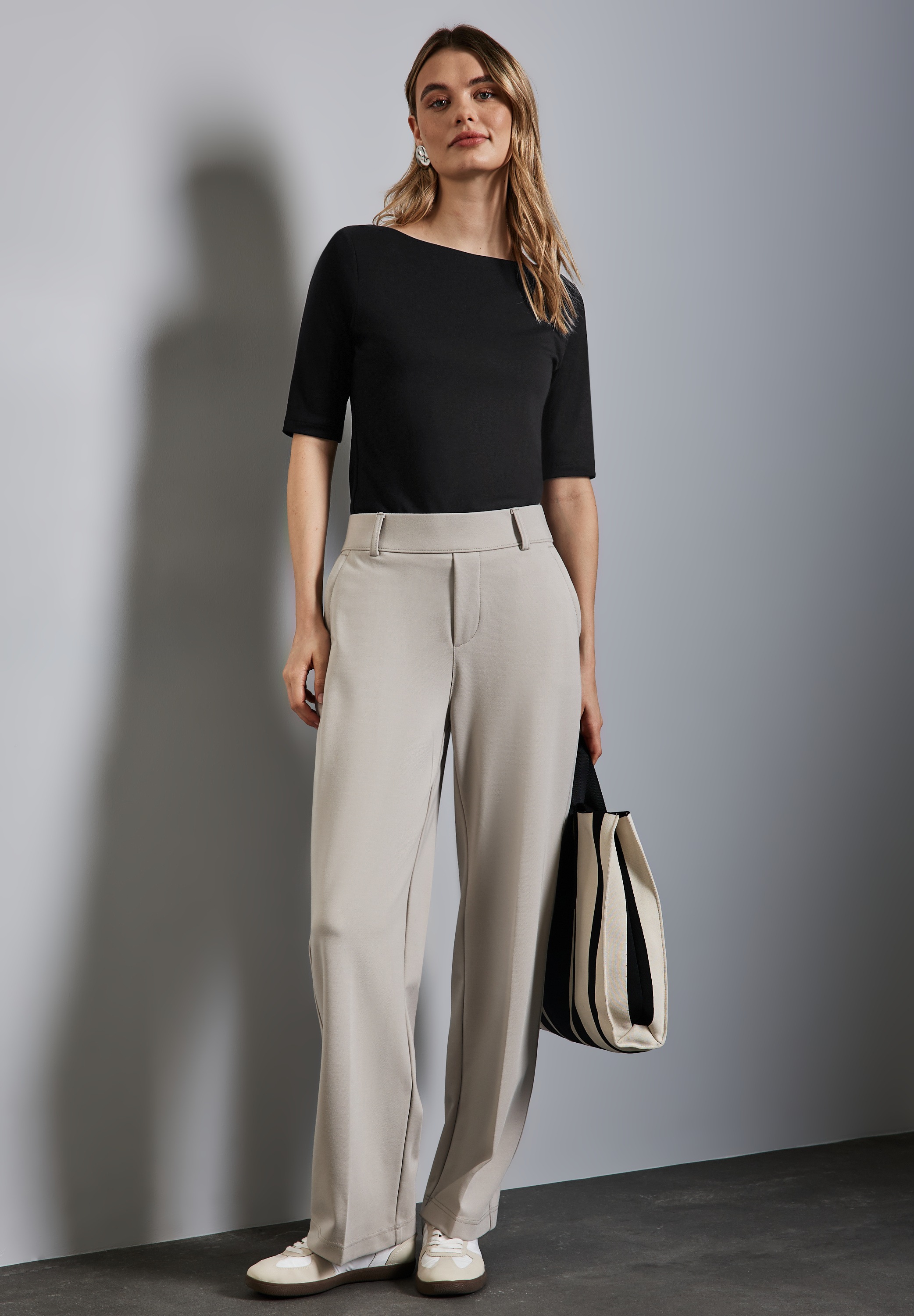 STREET ONE T-Shirt »Style Lanea«, mit U-Boot Ausschnitt
