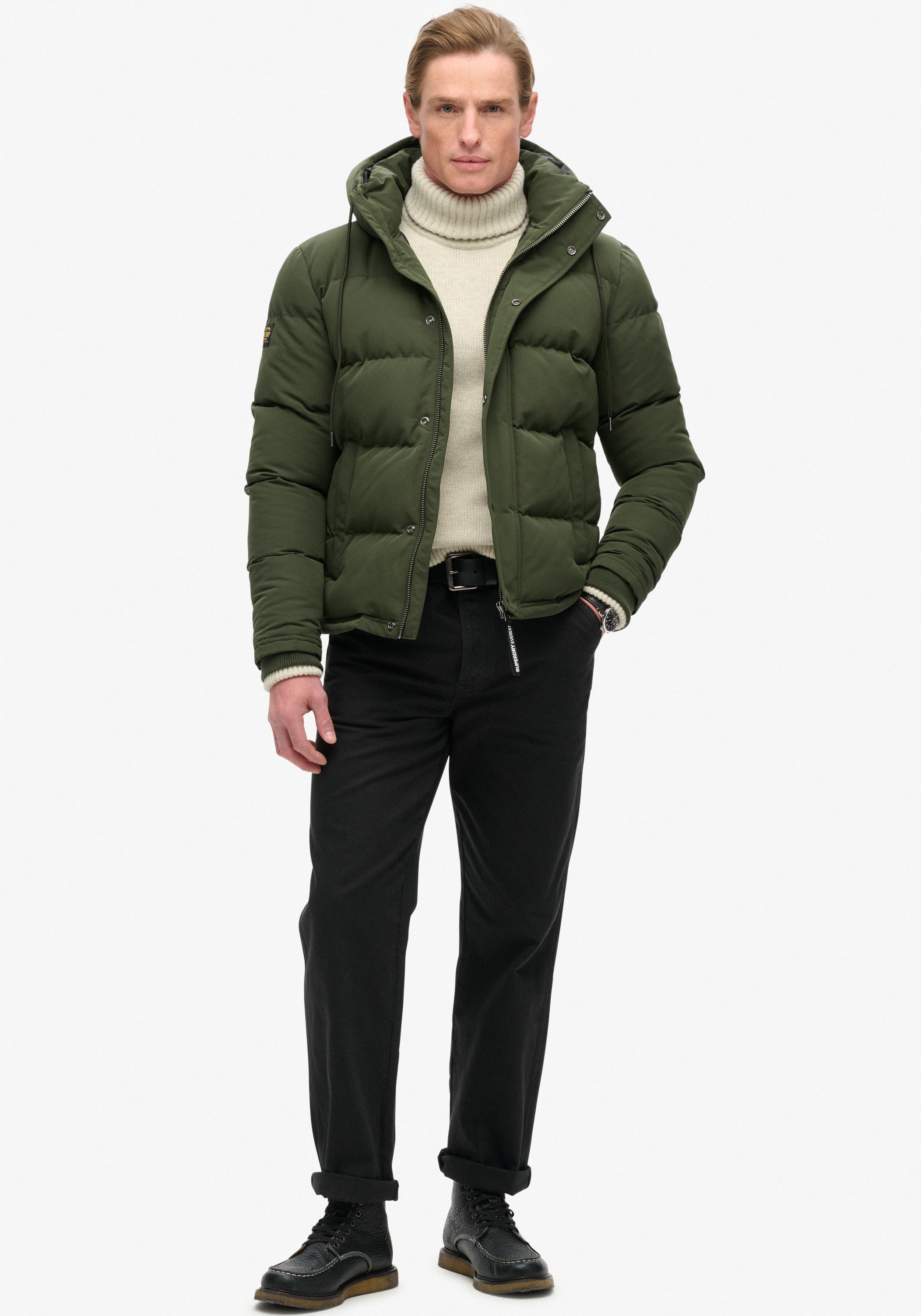 Superdry Steppjacke »Everest Hooded Puffer Jacket«, mit Kapuze