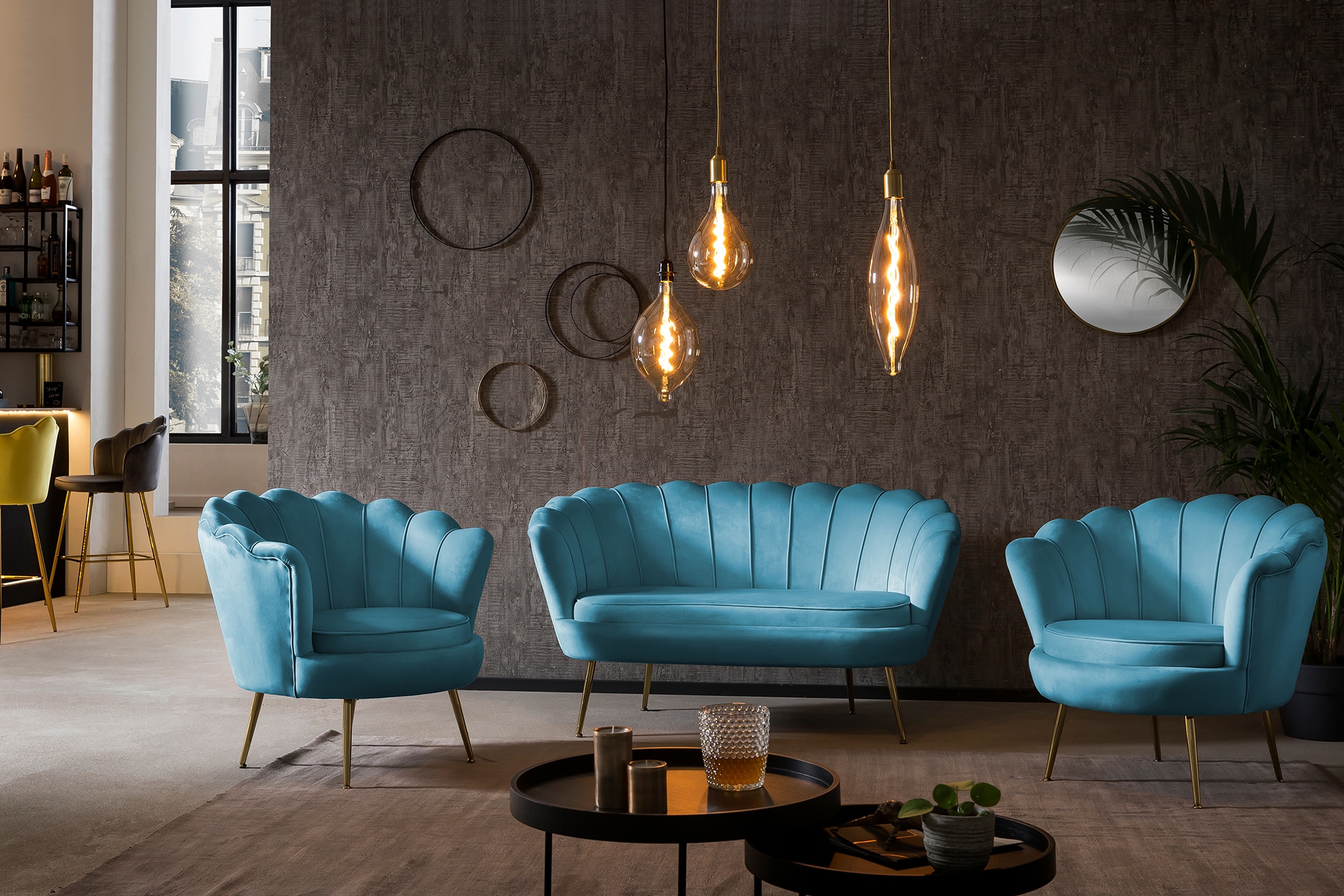 SalesFever Loungesessel »Clam«, extravagantes Muscheldesign