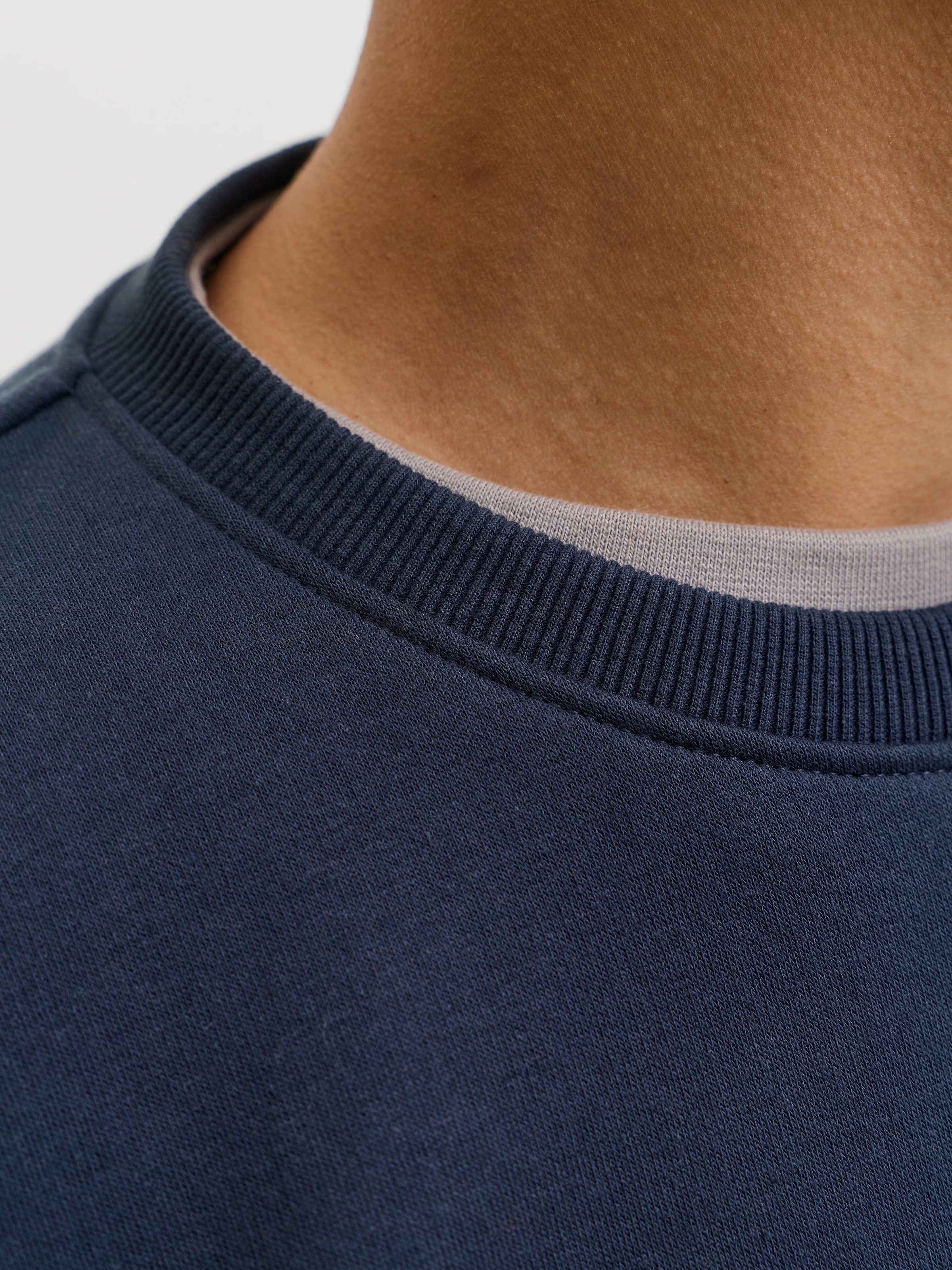 Jack & Jones PlusSize Sweatshirt "JJRUSH SWEAT CREW NECK PLS", Baumwollmischung, normal geschnitten