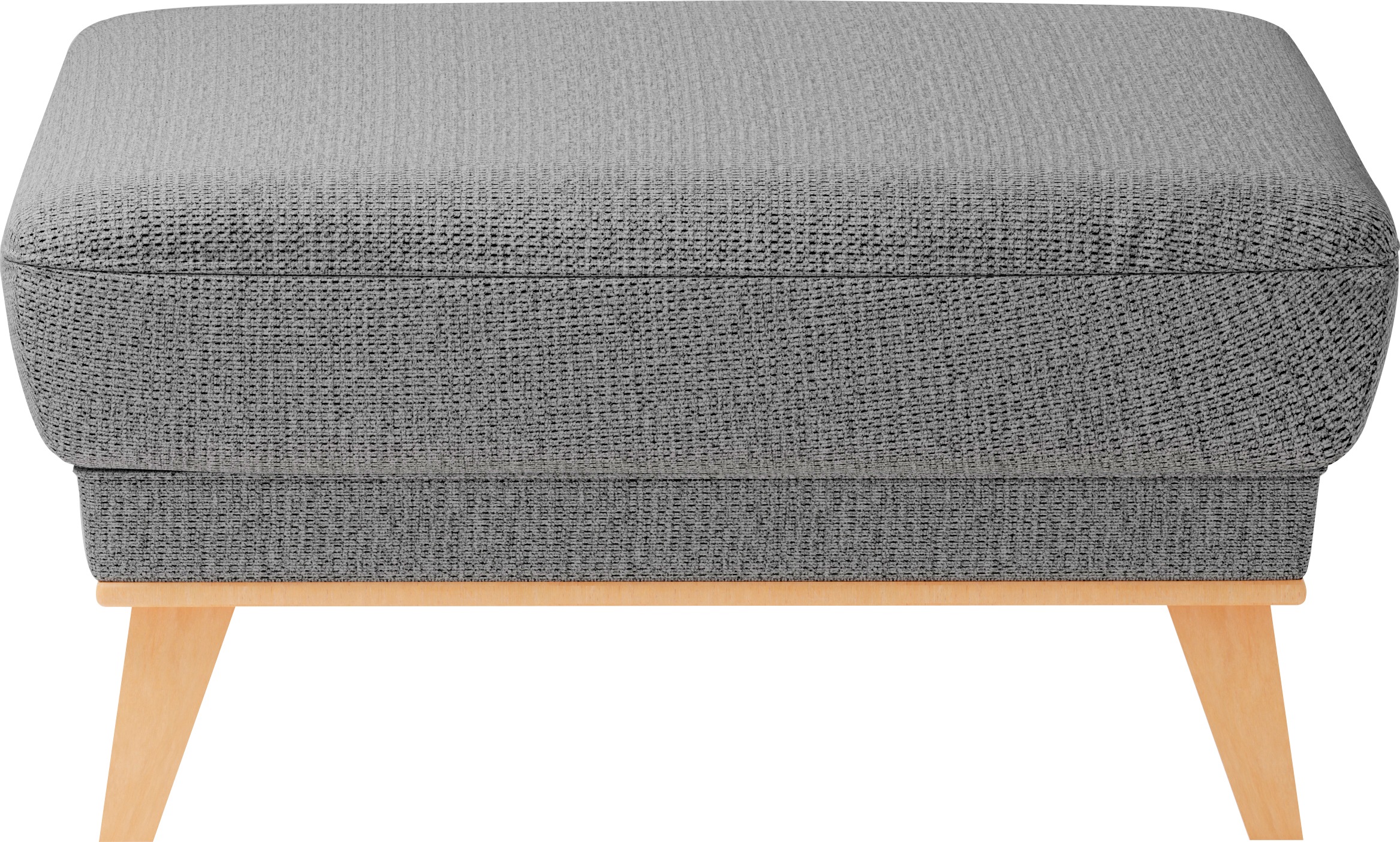 sit&more Polsterhocker »Lavida«, Mit elegantem Holzrahmen
