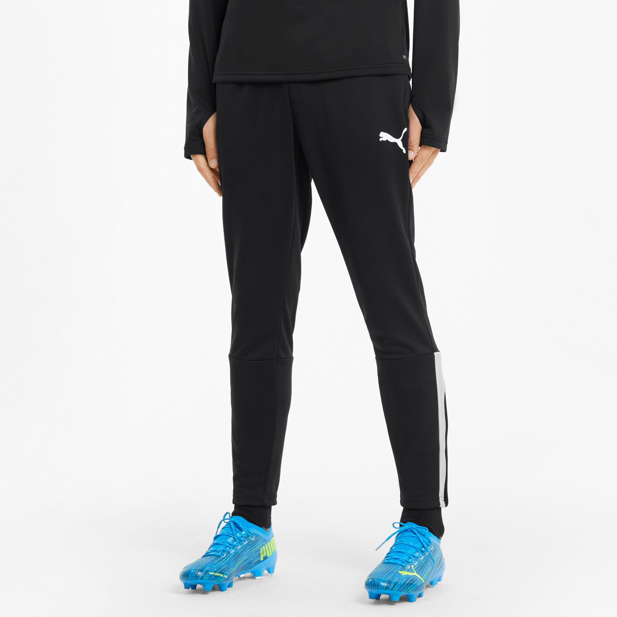 PUMA Trainingshose »TEAMLIGA TRAINING PANTS« mit Reissverschlusstaschen, mit Beinreissverschlüssen, Regular Fit