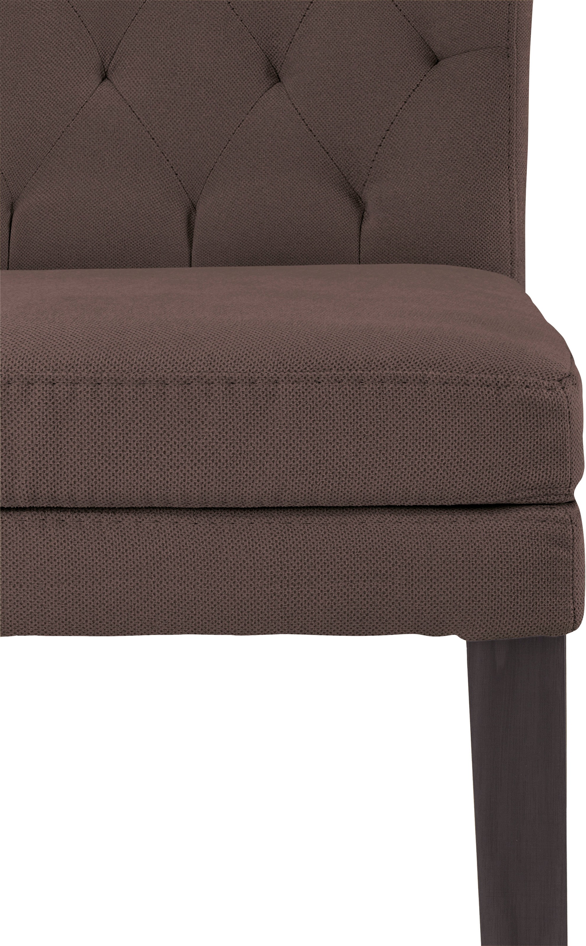 Home affaire 4-Fussstuhl »Colorado«, (Set), 2 St., Luxus-Microfaser, Beine aus Buche, wengefarben lackiert, Im 2er, 4er oder 6er-Set