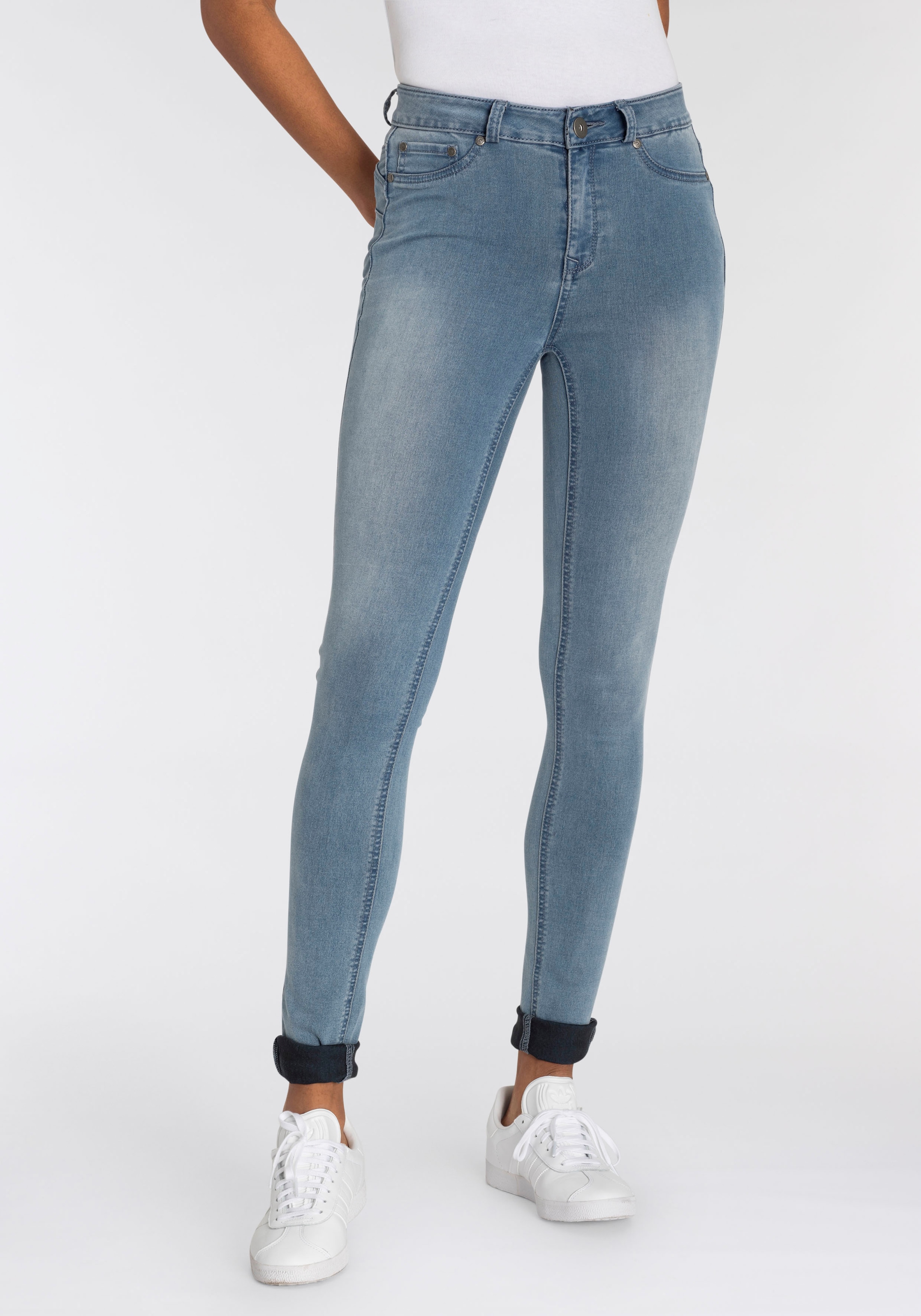 Arizona Skinny-fit-Jeans »Ultra Stretch«, High Waist mit Shapingnähten