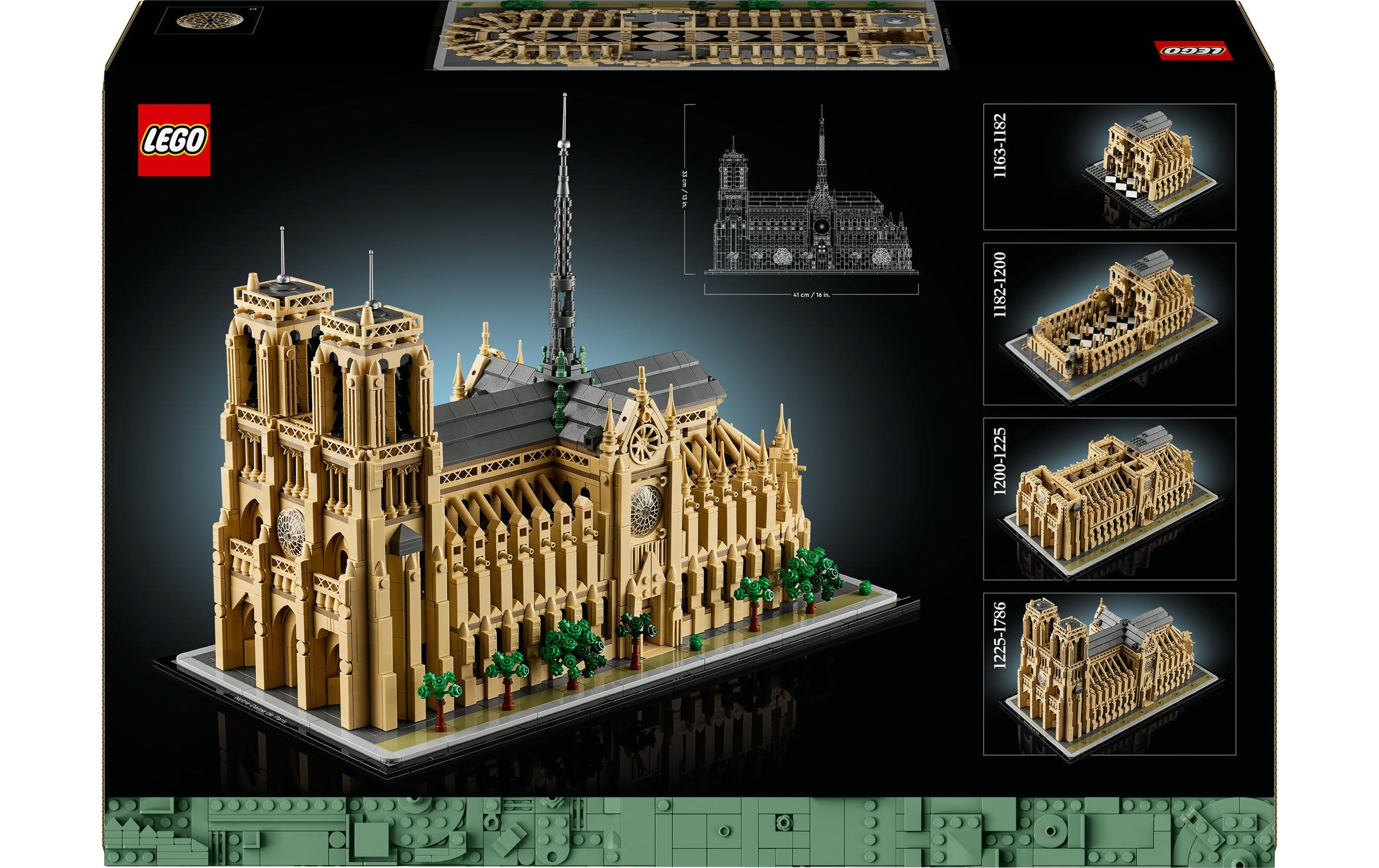 LEGO® Spielbausteine »Architecture Notre-Dame de Paris 21061«, (4383 St.)