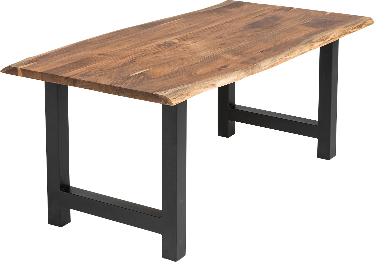 SalesFever Essgruppe »Esszimmerausstattung aus Holz und Metall«, Essgruppe im stilvollen Look mit 4 Stühlen