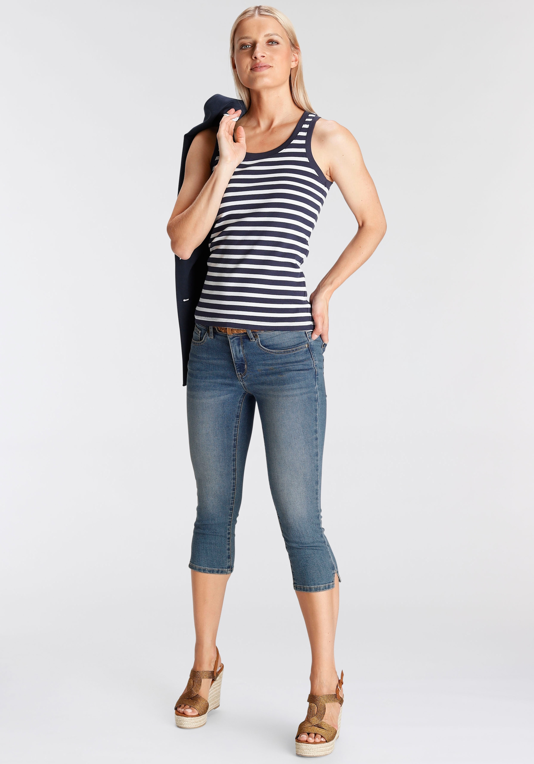 DELMAO Tanktop, (2er-Pack), in unterschiedlichen Varianten