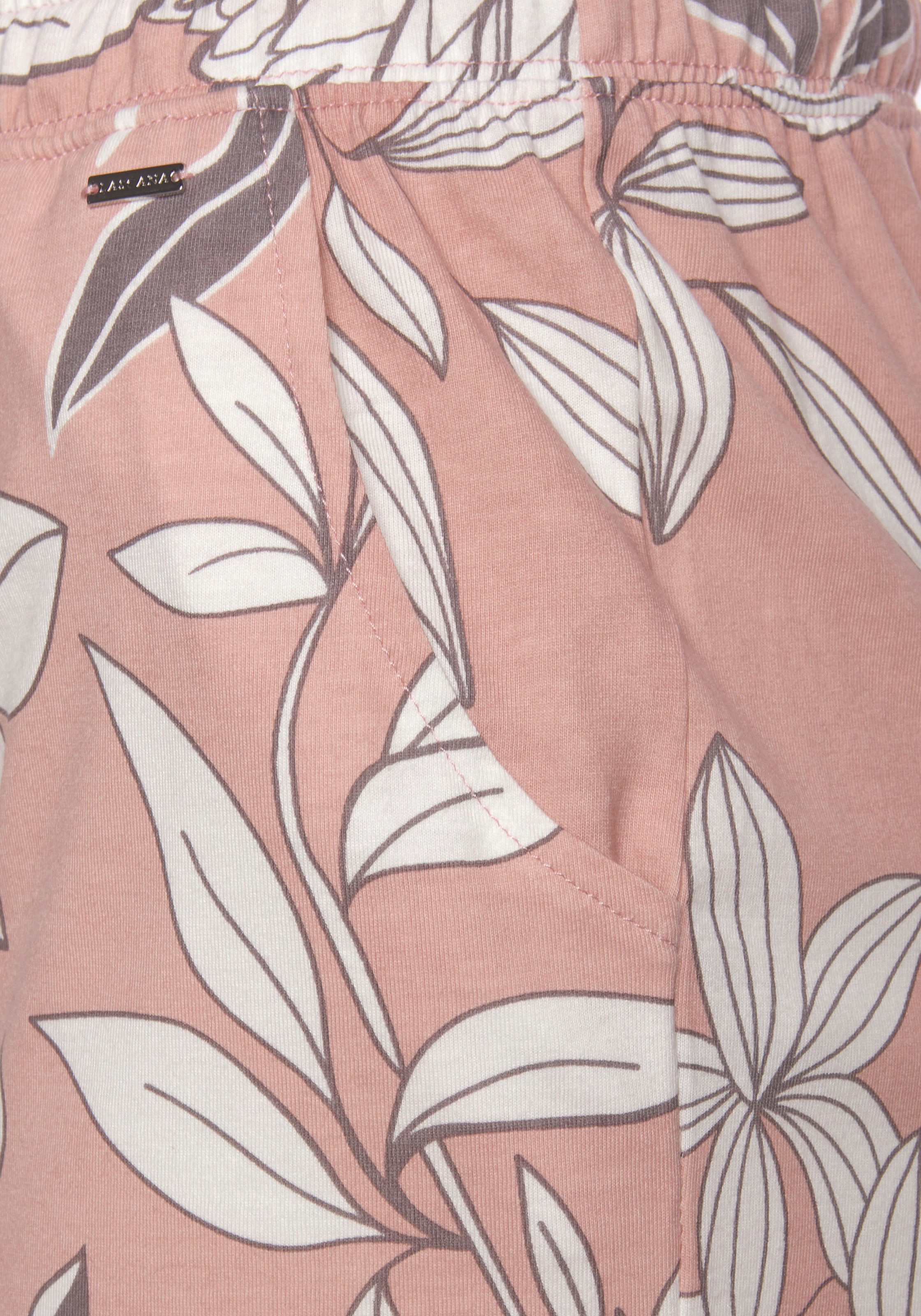 LASCANA Schlafshorts, mit floralem Druck
