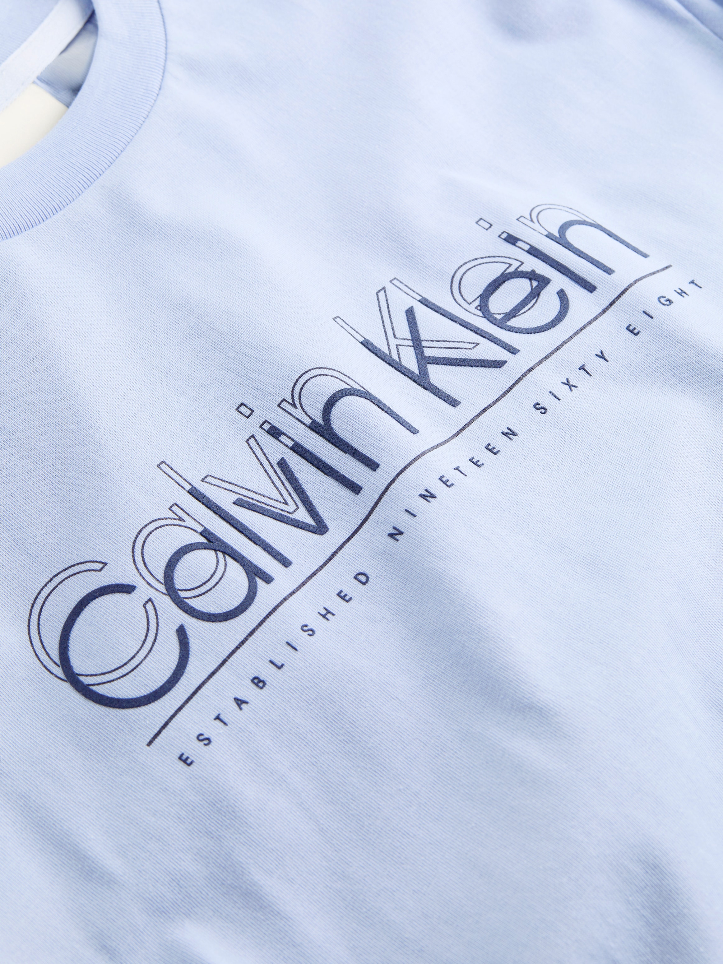 Calvin Klein T-Shirt »CP-DOUBLE LOGO T-SHIRT«, mit grossem Logoschriftzug