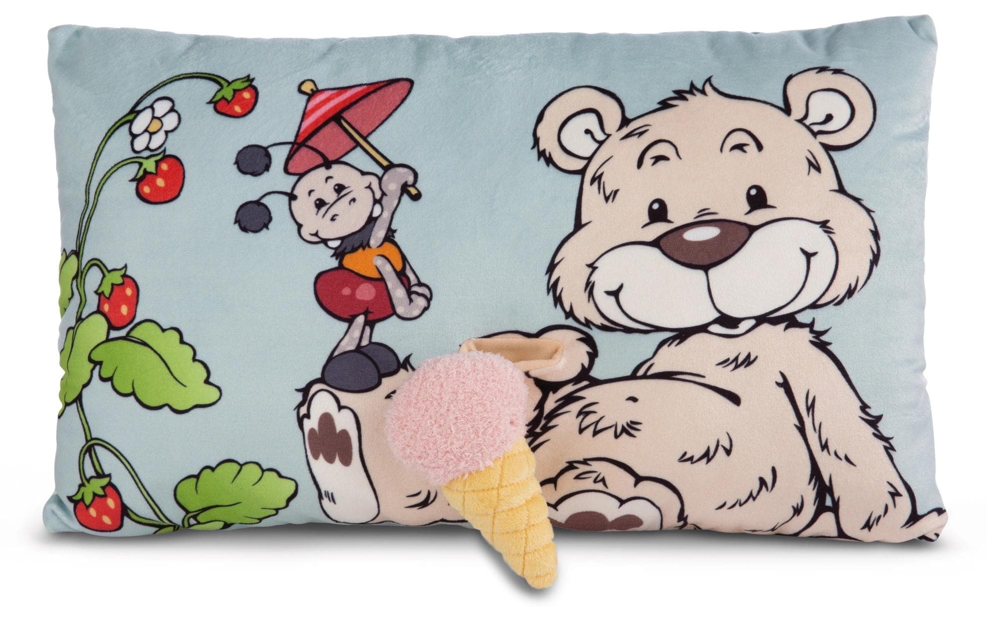 Nici Dekokissen »Bär Bendix mit 2D Eis 43 x 25 cm«