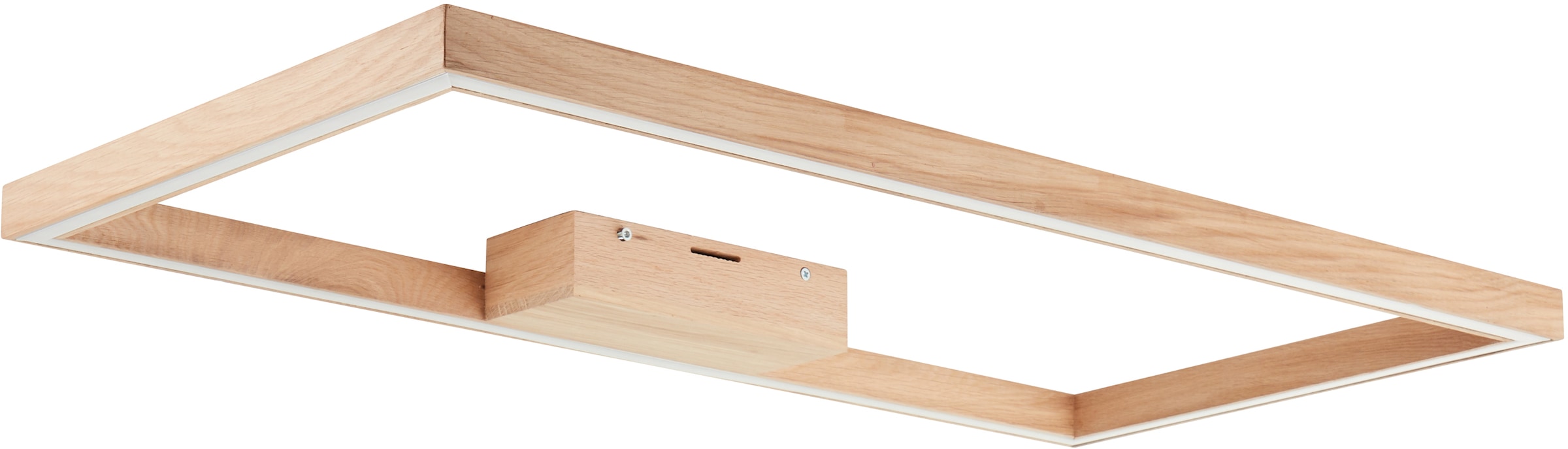 Brilliant LED Deckenleuchte »Delgrosso«, 1 flammig, Leuchtmittel LED-Modul | LED fest integriert, 83 x 38 cm, 2600 lm, warmweisses Licht, Holz/Kunststoff, eiche geölt