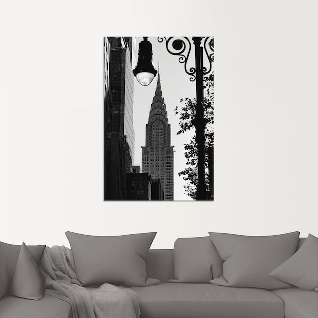 Artland Wandbild »New York Chrysler Building«, New York, (1 St.), als  Alubild, Leinwandbild, Wandaufkleber oder Poster in versch. Grössen online  shoppen | Jelmoli-Versand