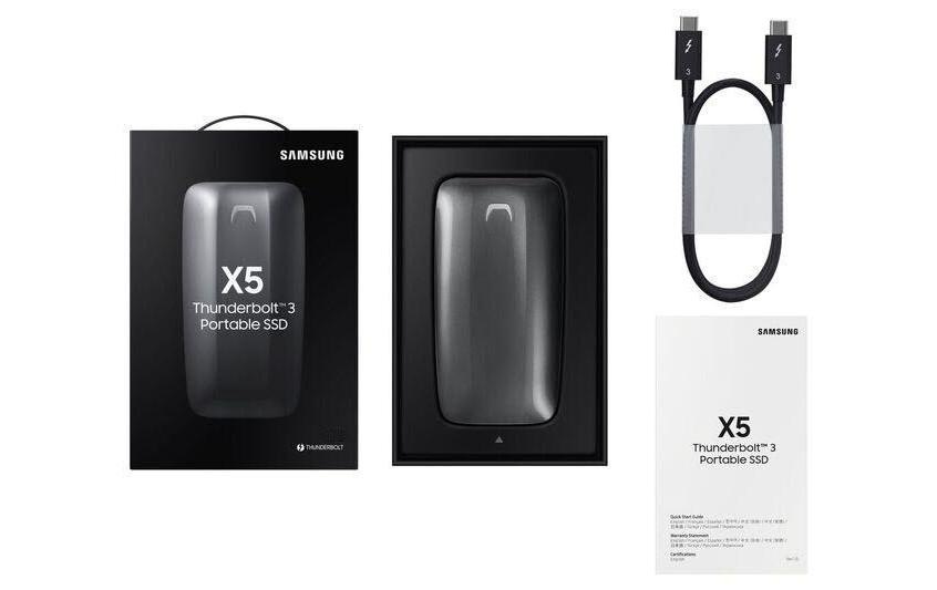 Samsung externe SSD »Externe SSD Portable X5 500 GB Thunderbolt 3«