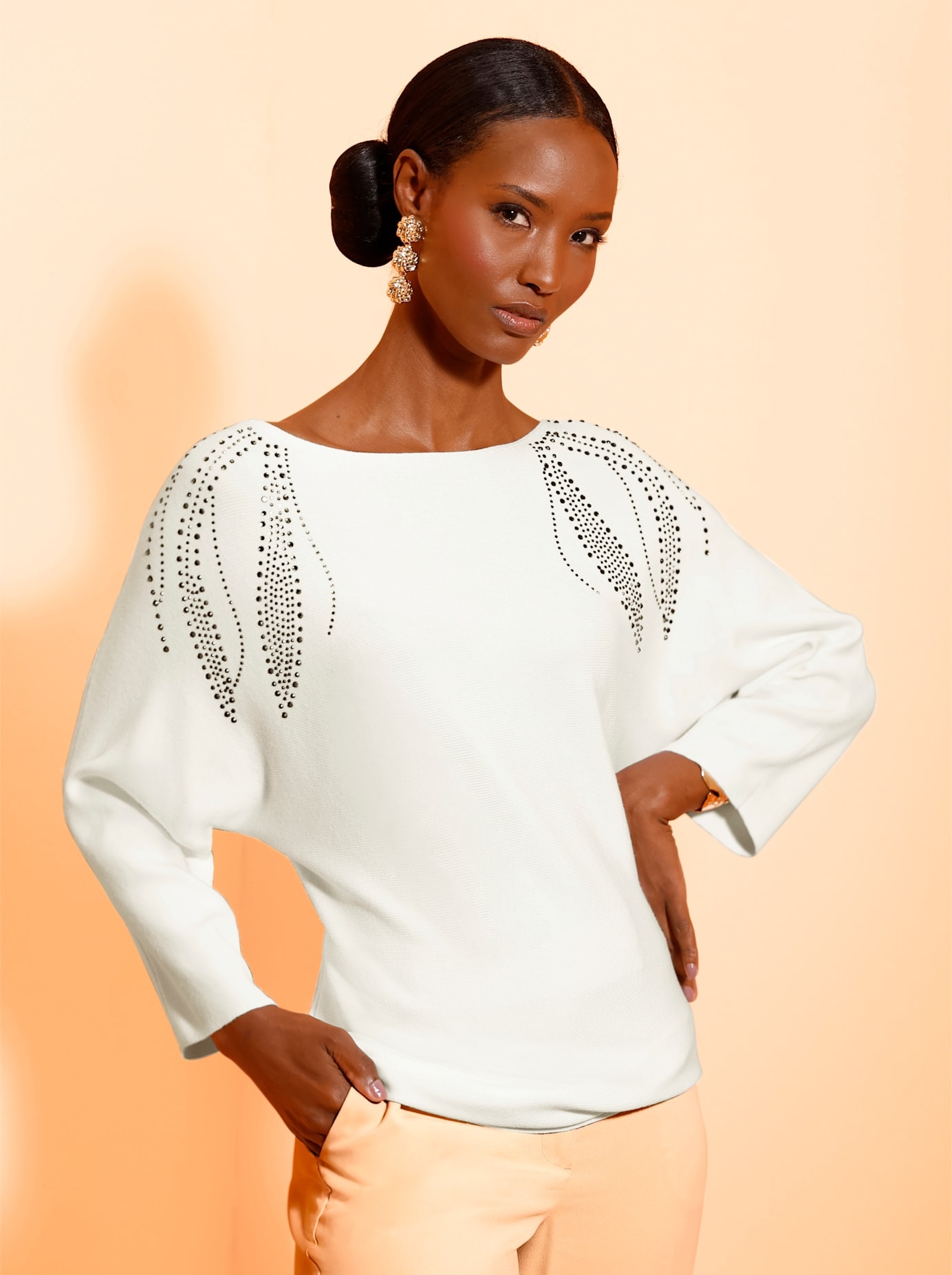 creation L 3/4 Arm-Pullover »Lyocell-Viskose-Pullover«