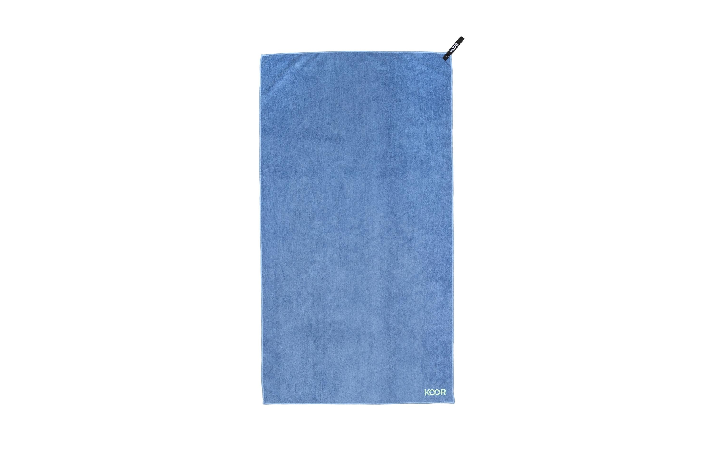 KOOR Badetuch »Badetuch soft blue XL«, (1 St.)