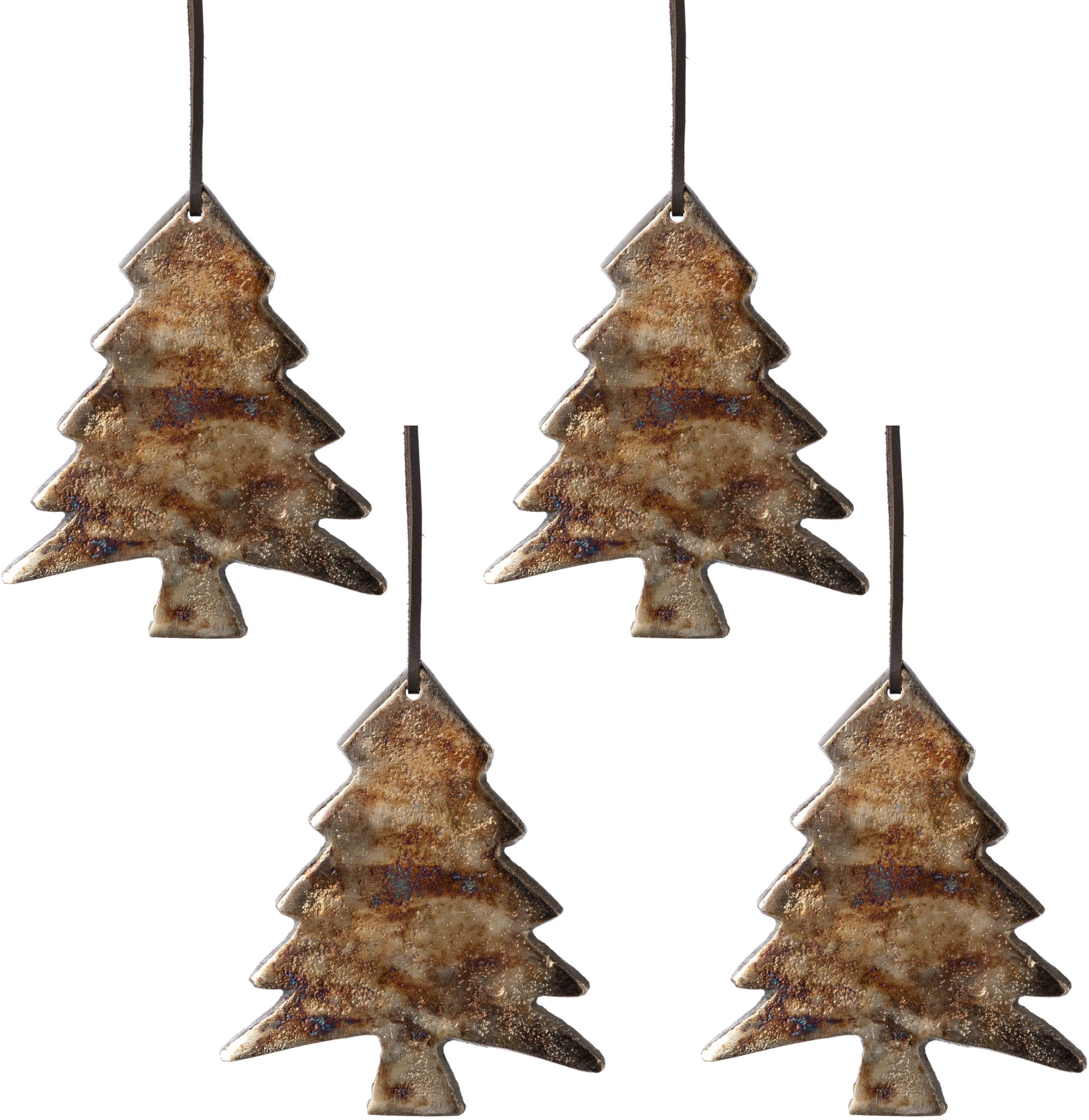 Creativ deco kaufen Jelmoli-Versand »Weihnachtsdeko«, (4 online | aus St.), Aluminiumguss Hänge-Weihnachtsbaum