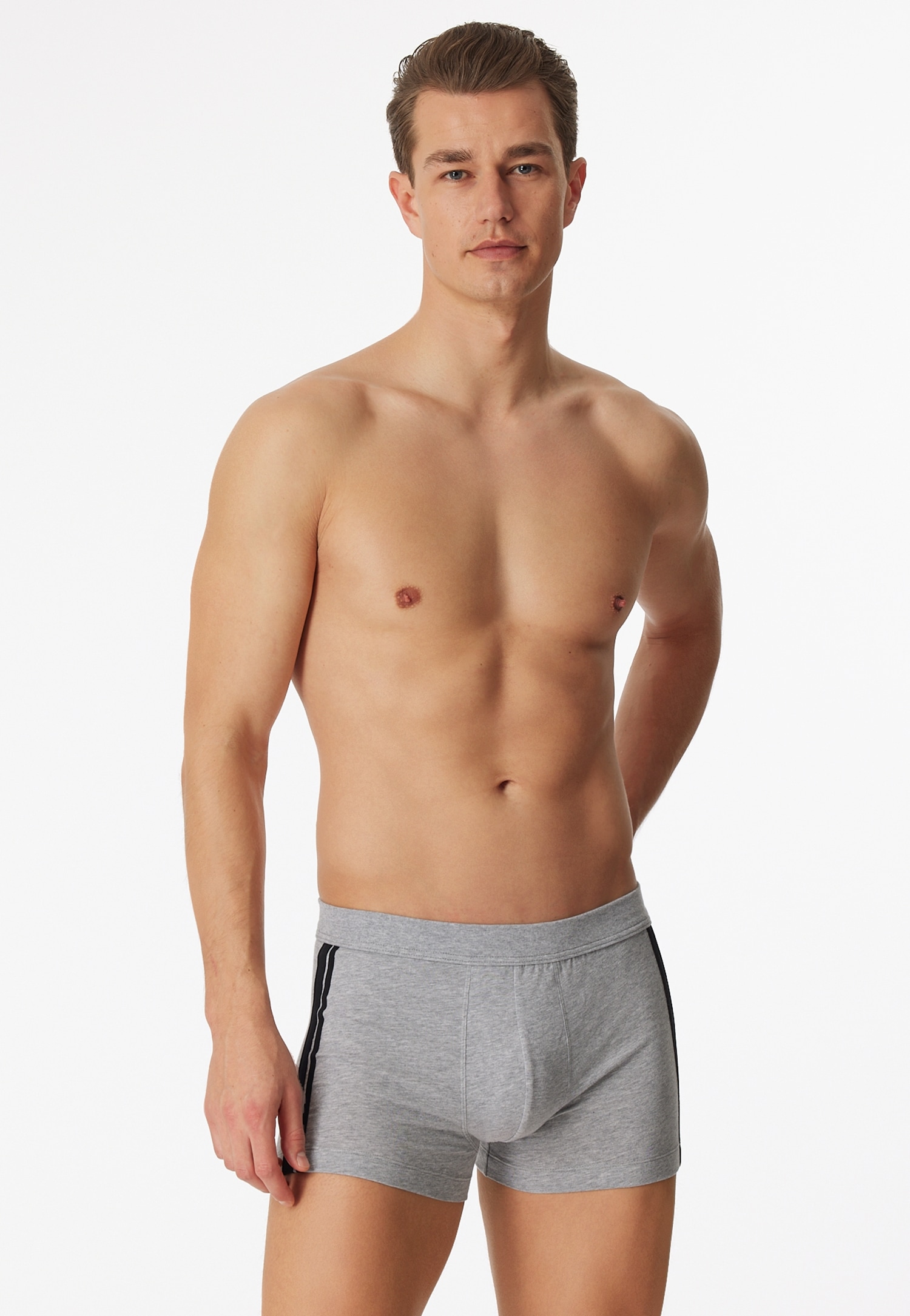 Schiesser Boxer »"95/5"«, (3er-Pack), mit softem, tonalem Bund, kontraststarke Seitenstreifen