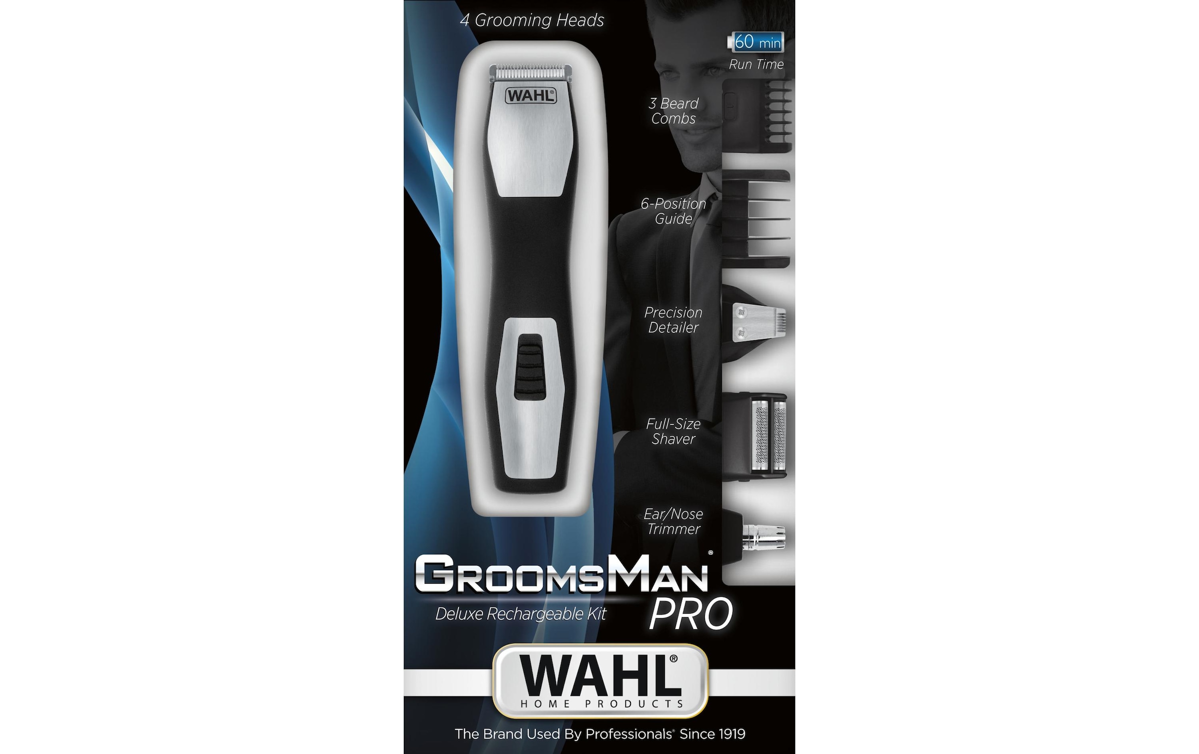 Wahl Elektrokörperrasierer »Grooms Man Pro«