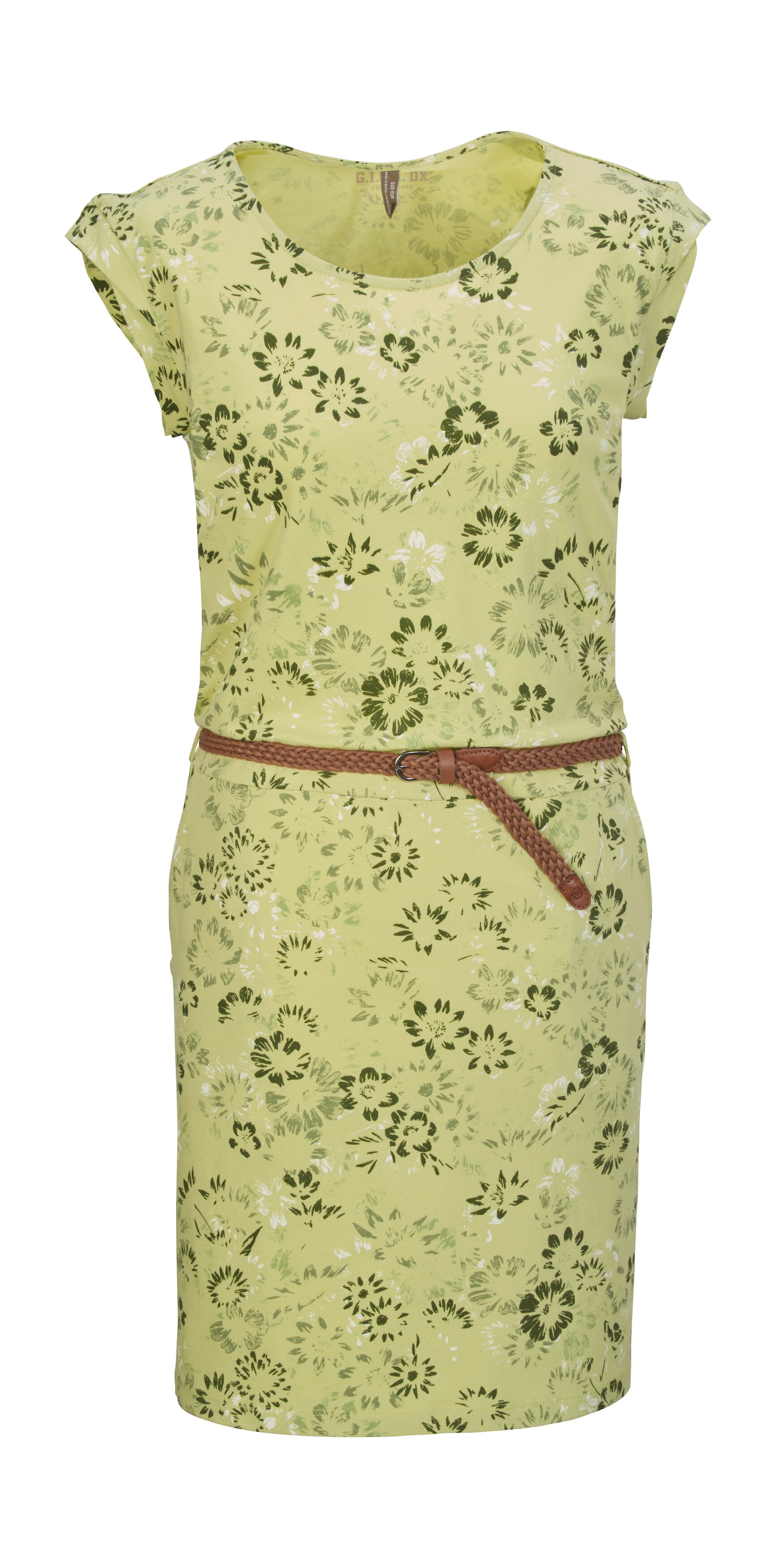 G.I.G.A. DX by killtec Sommerkleid "GS 43 WMN DRSS" Kleid mit floralem Print, Bindegürtel, 100% Baumwolle