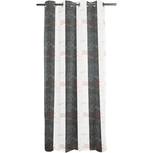 ❤ APELT Vorhang »SLOGAN«, (1 St.), HxB: 245x140, Slogan, Ösenschal mit  Mettalösen kaufen im Jelmoli-Online Shop