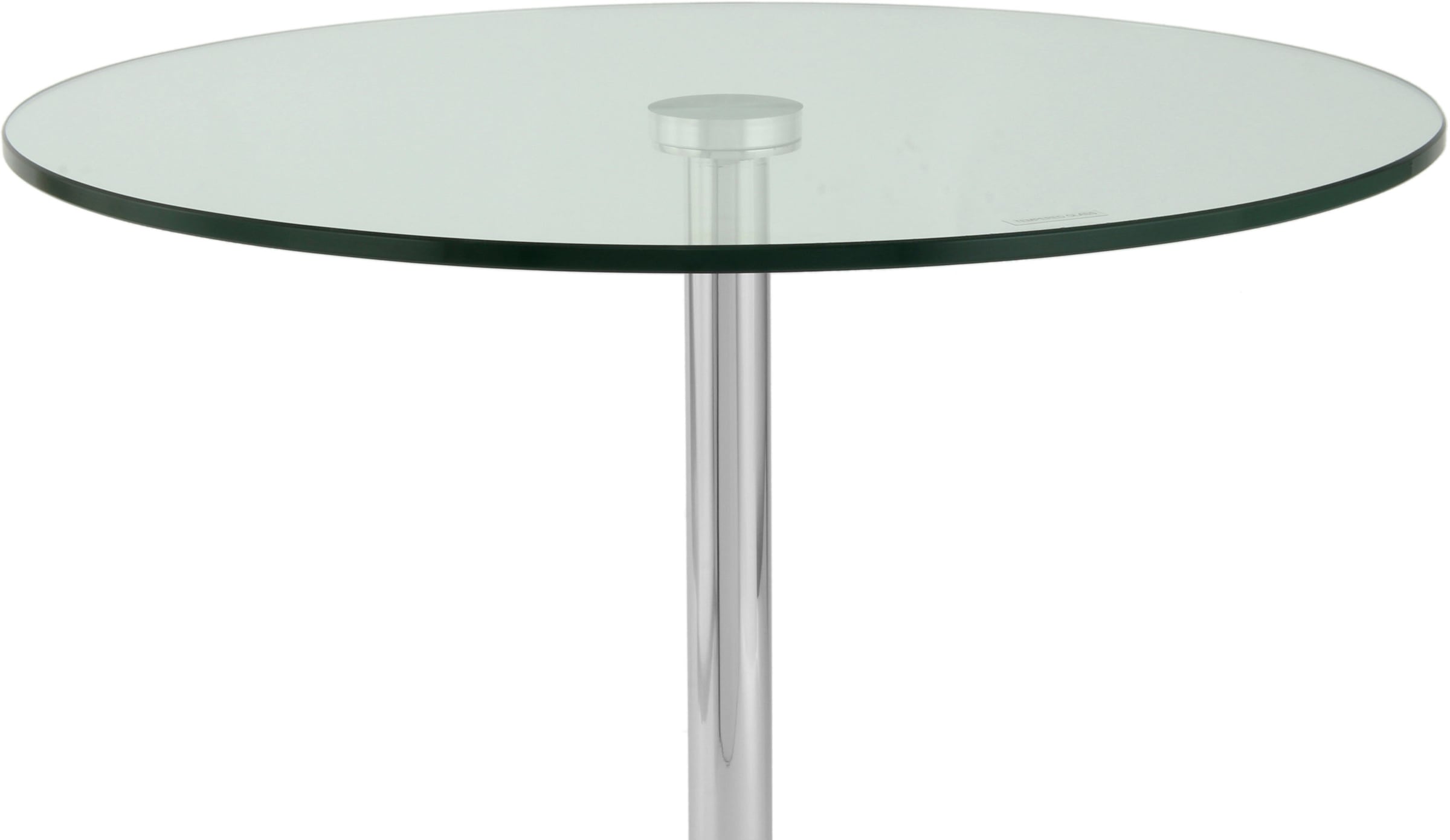 Kayoom Beistelltisch »Lana 125, robuste Glasplatte, Sockel in Mamor Optik«, (1 St.), robust, pflegeleicht, hochwertig, Outdoor und Indoor geeignet