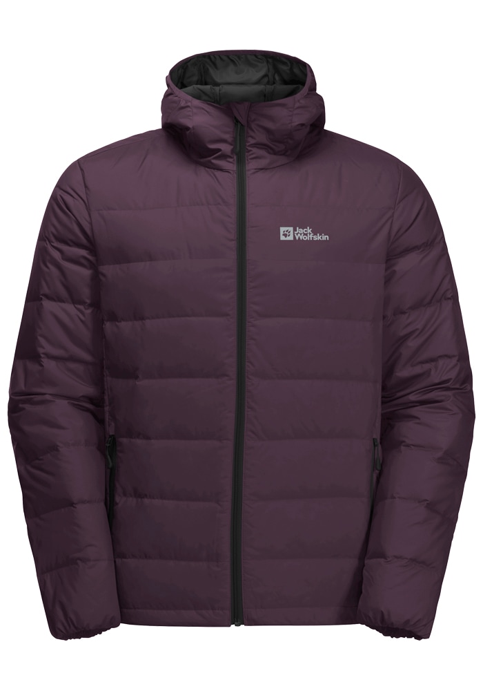 Jack Wolfskin Daunenjacke »ATHER DOWN HOODY M RDS«, mit Kapuze