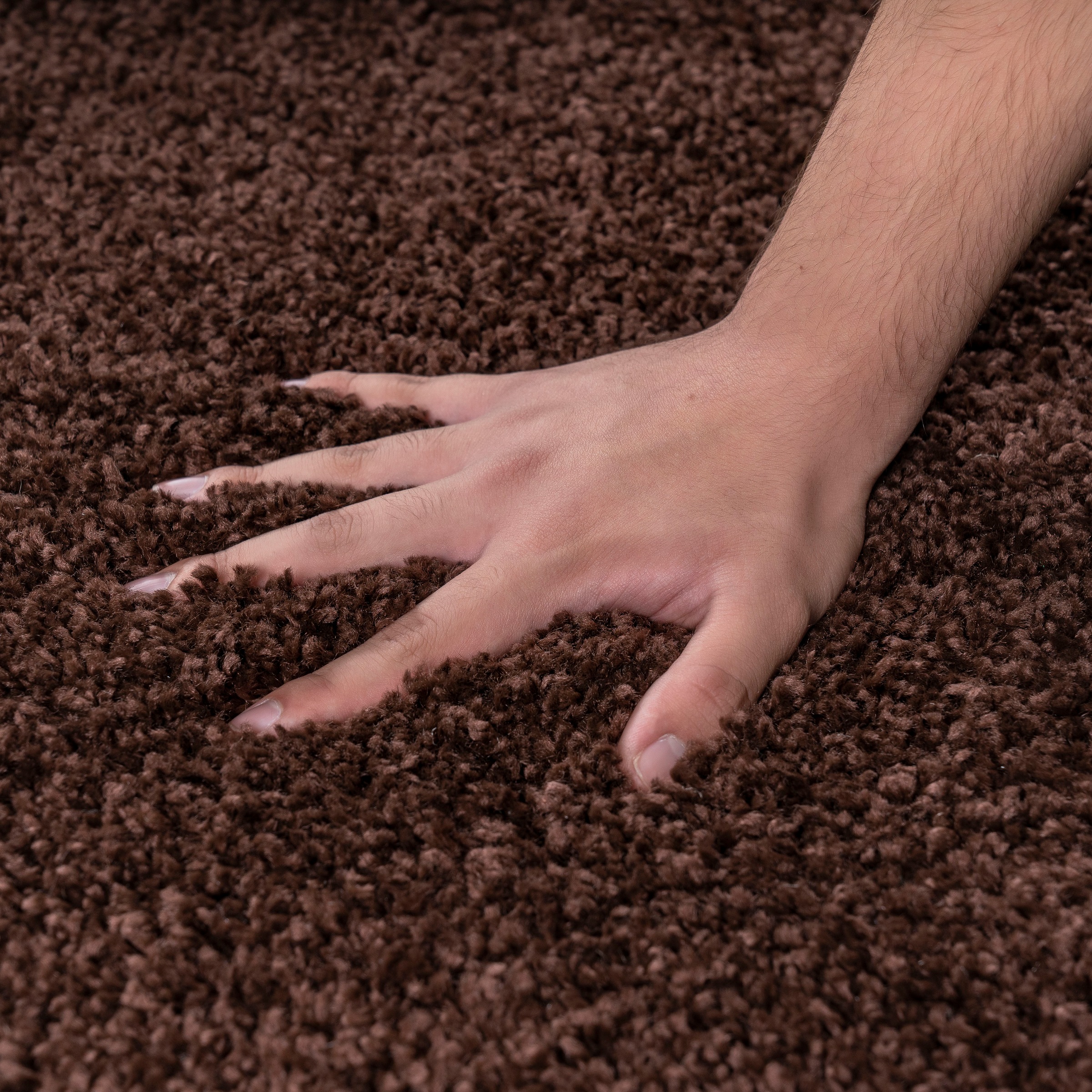 Home affaire Hochflor-Teppich »Viva«, rechteckig, 45 mm Höhe, Uni Farben, einfarbig, besonders weich und kuschelig
