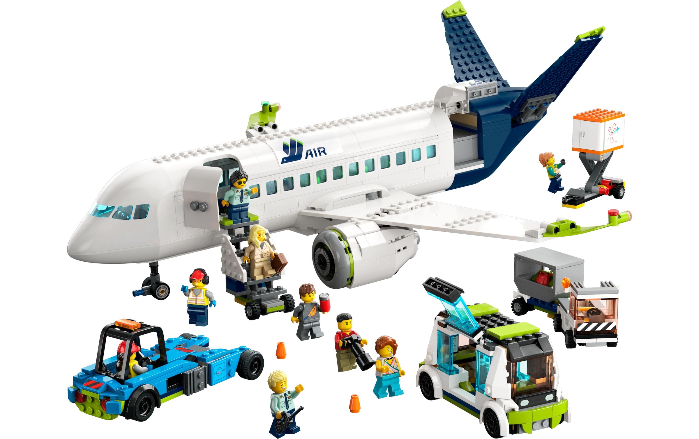 LEGO® Spielbausteine »Passagierflugzeug 60367«, (913 St.)